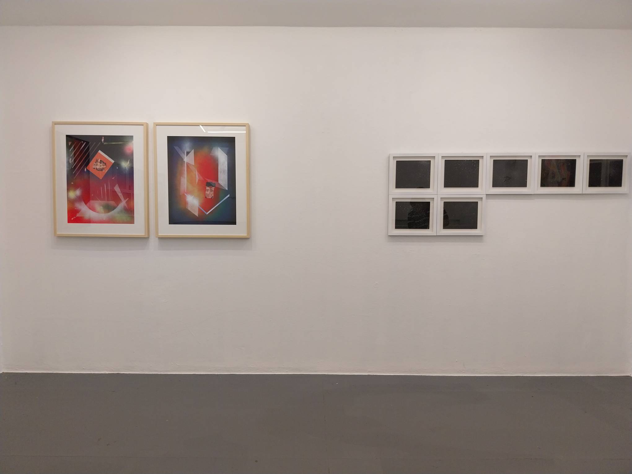 Different works by Teo Esguerra at Vinyl on Vinyl. Photo by Elle Yap.