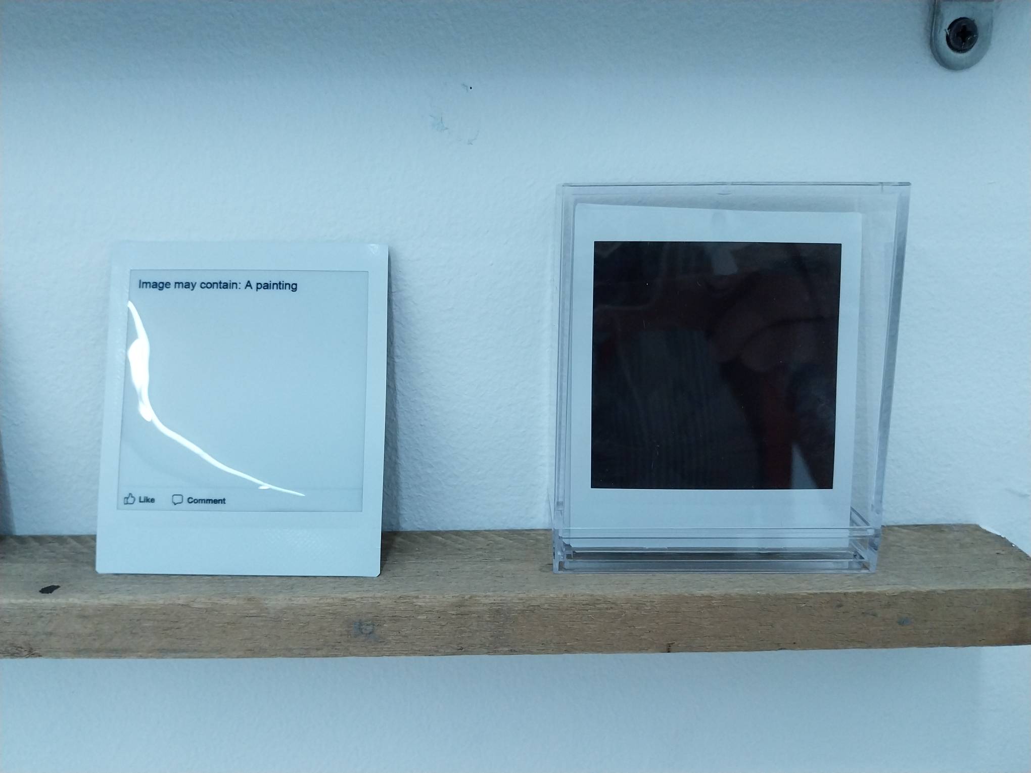 One of the Polaroids by MM YU. Photo by Elle Yap.