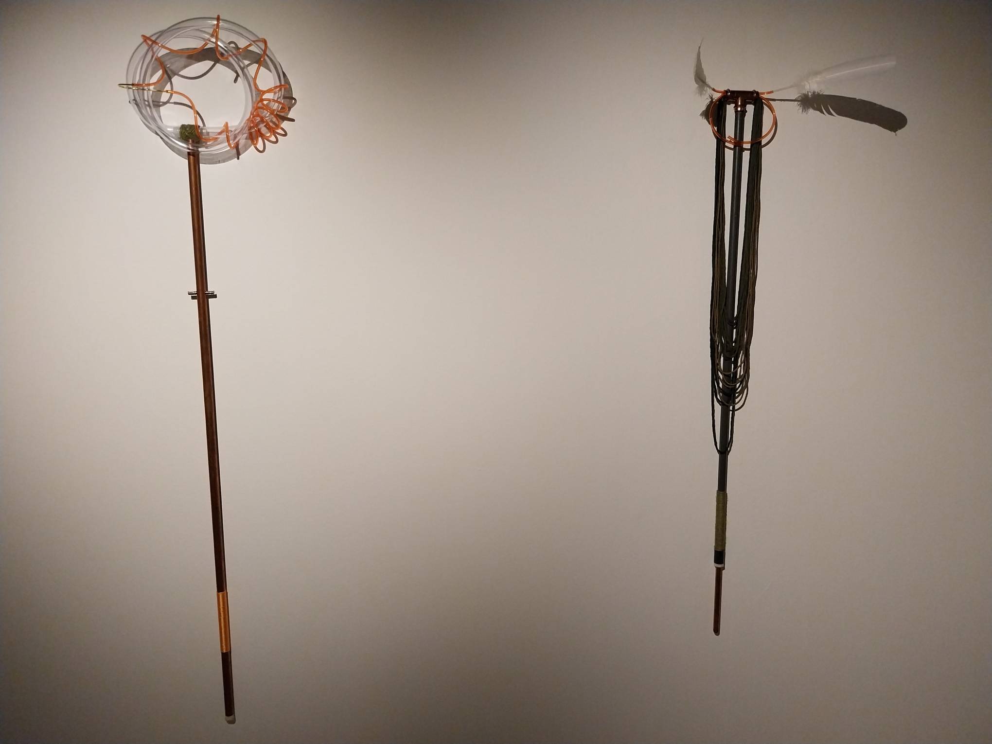 "Bia" and "Nike" by Jet Pascua. Photo by Elle Yap.