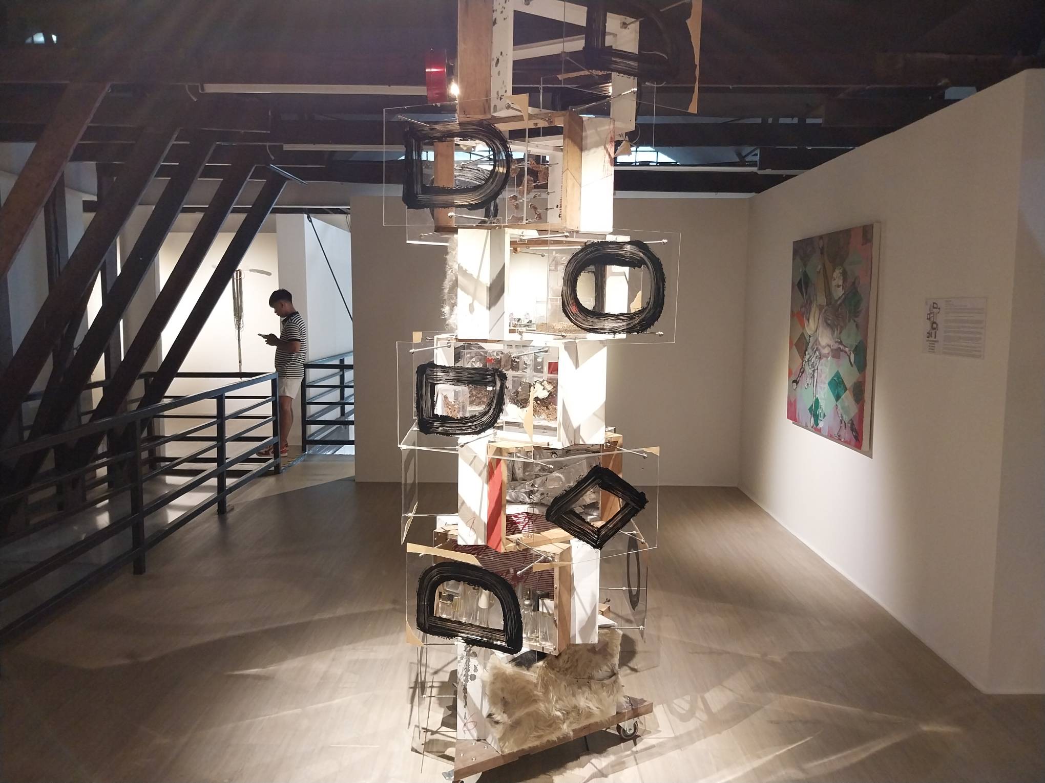 Eric Zamuco's "Lodi" for Gravity Art Space. Photo by Elle Yap.