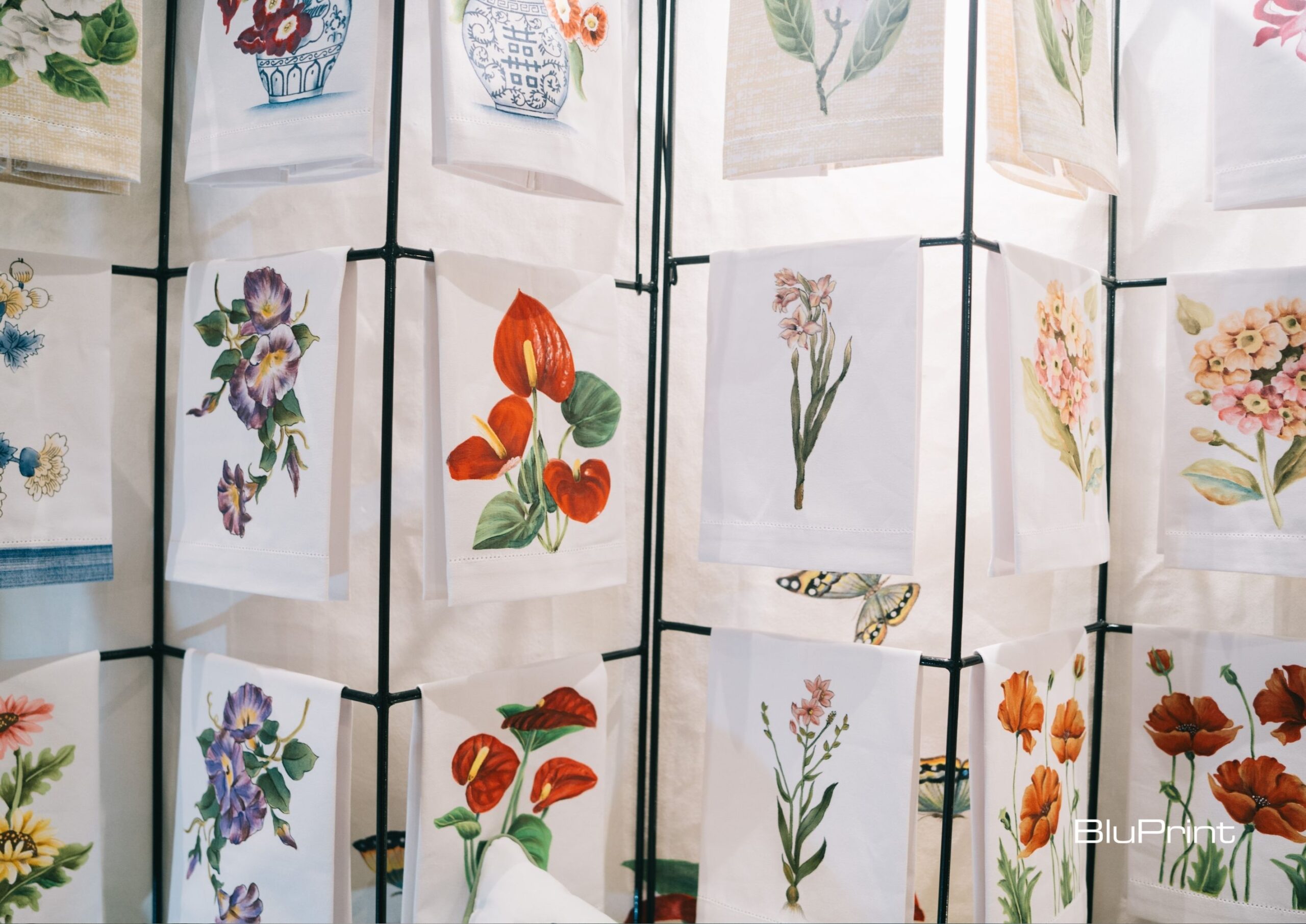 Art of Gold hand painted linens