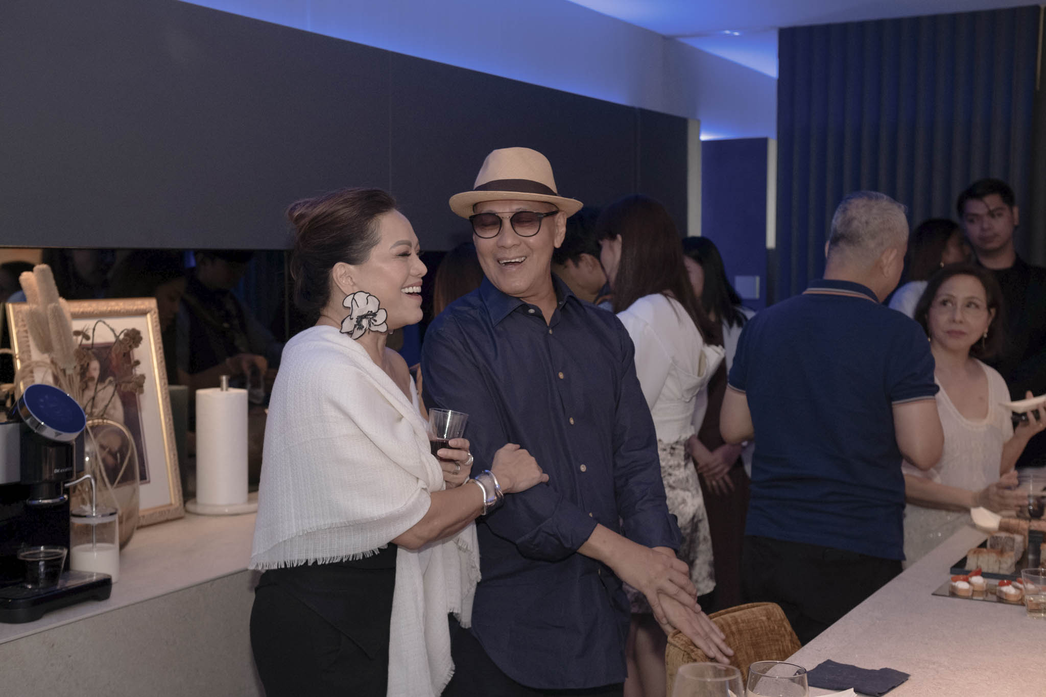 Ivy Almario and Budji Layug at the launch of Home of the Future