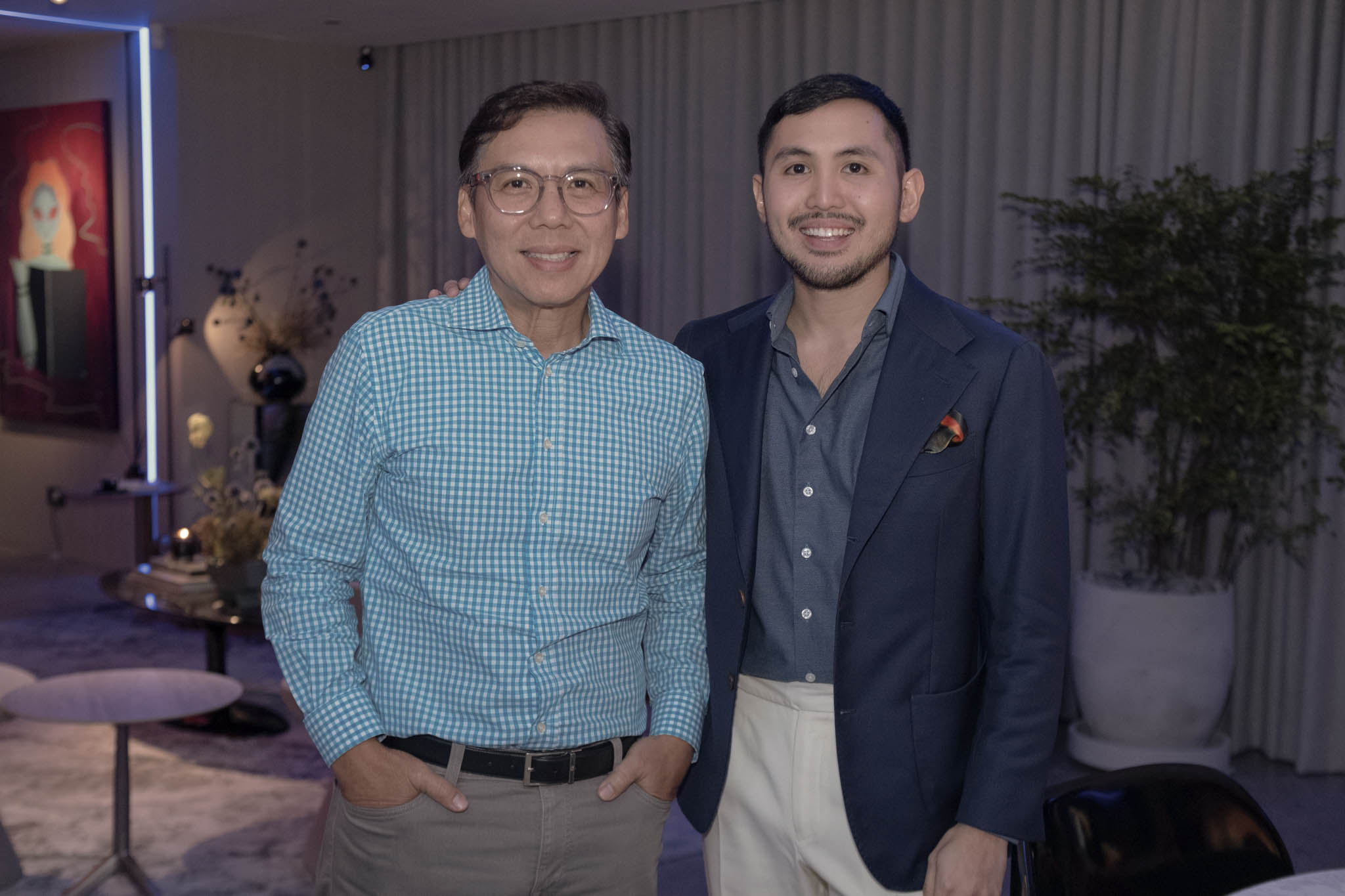 Anthony Nazareno with Gabriel Henares Esguerra