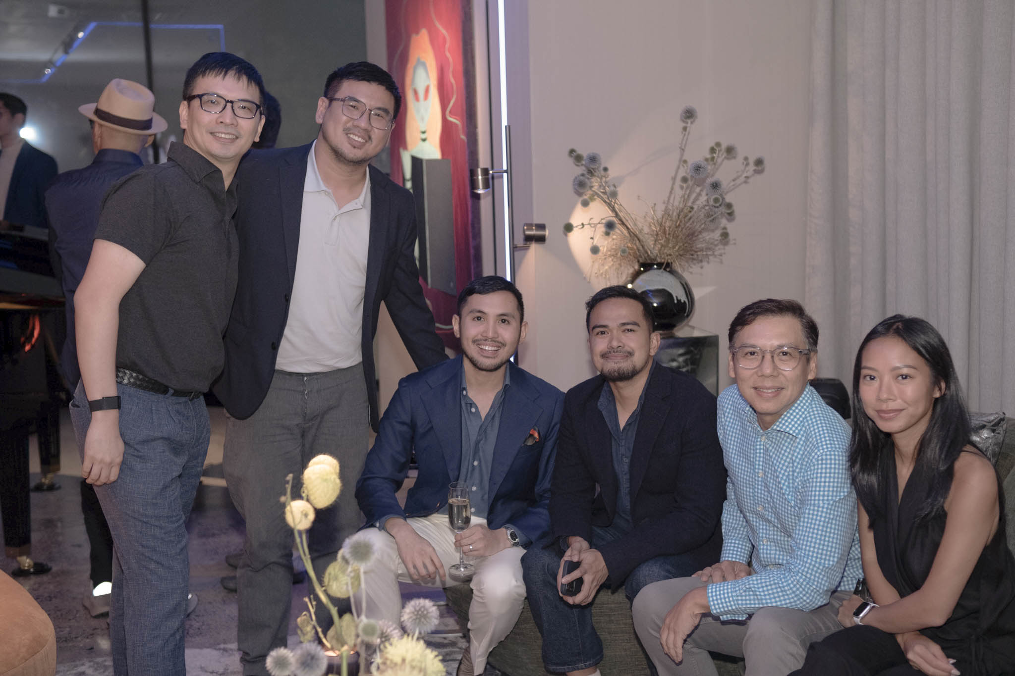 Jayson Uy, Spencer Sy, Gabriel Henares Esguerra, Patrick Espiritu, Anthony Nazareno, and Bea Nazareno.