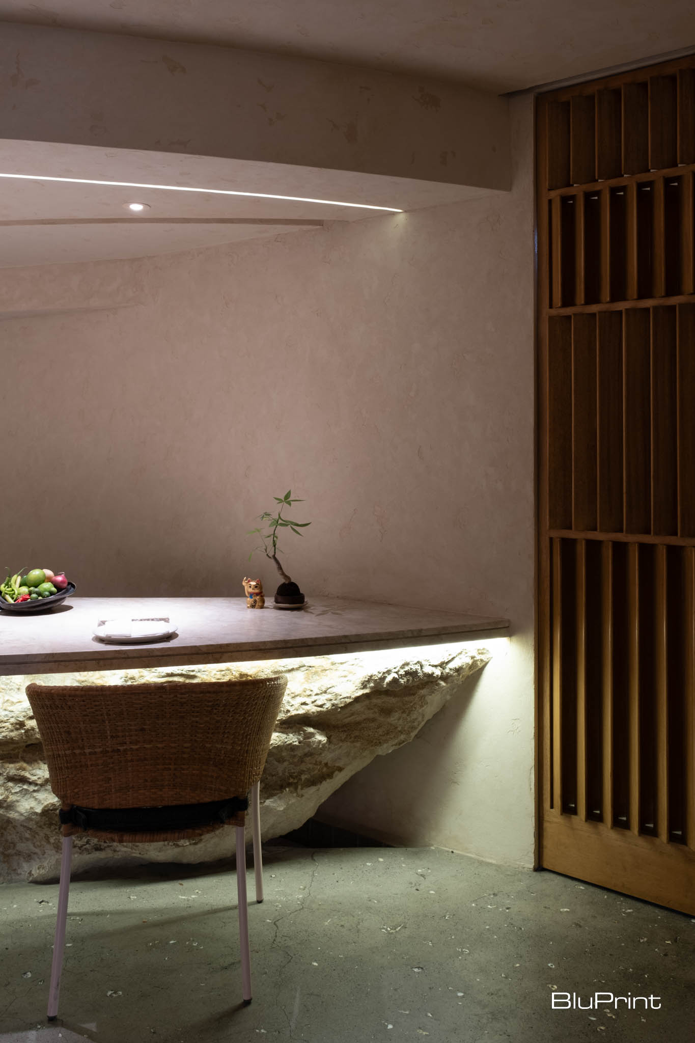 counter dining table