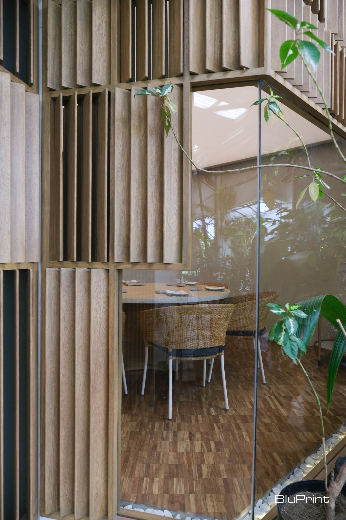 Inato private dining area window