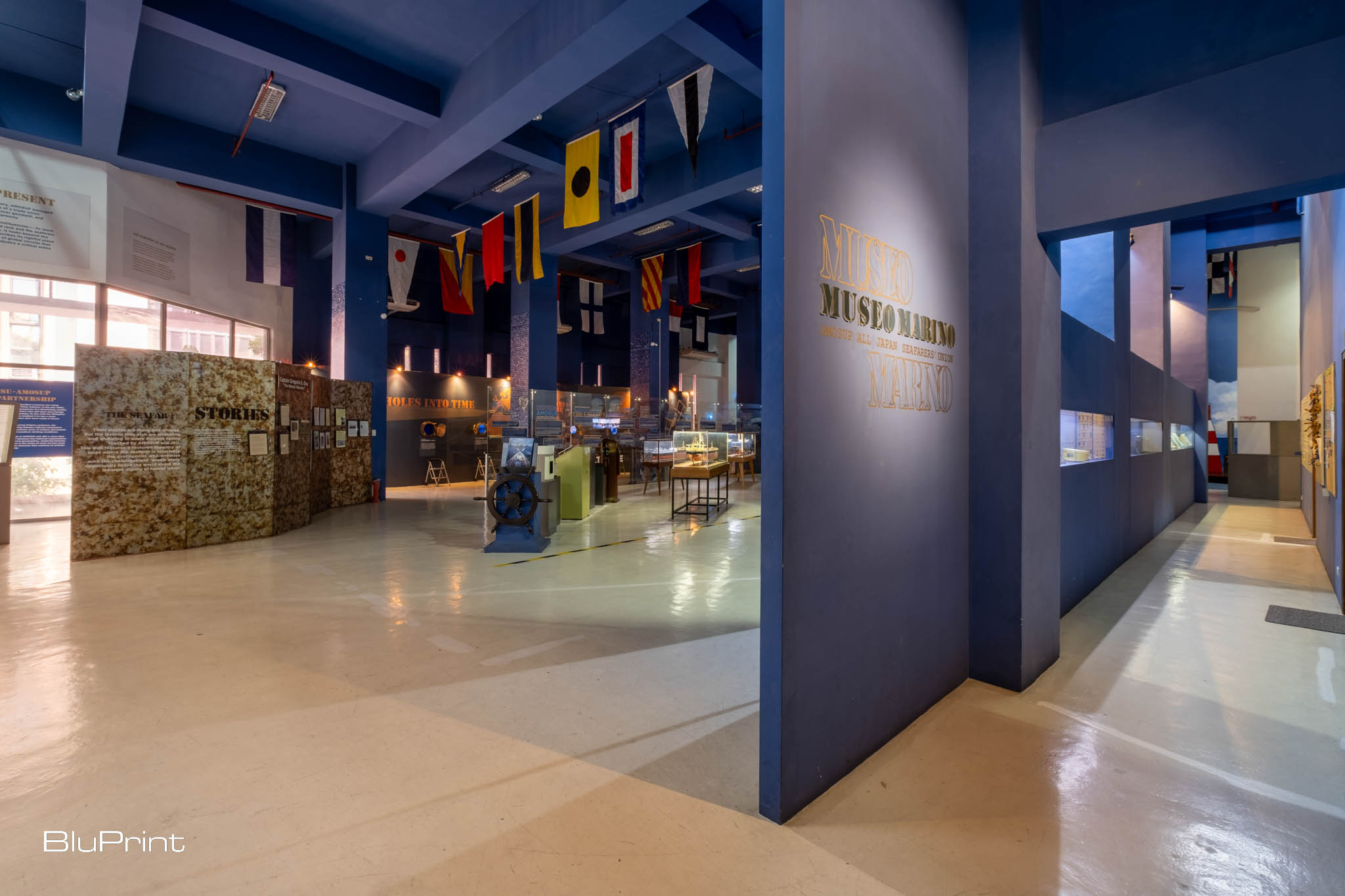 AMOSUP Marine Museum interior shot.