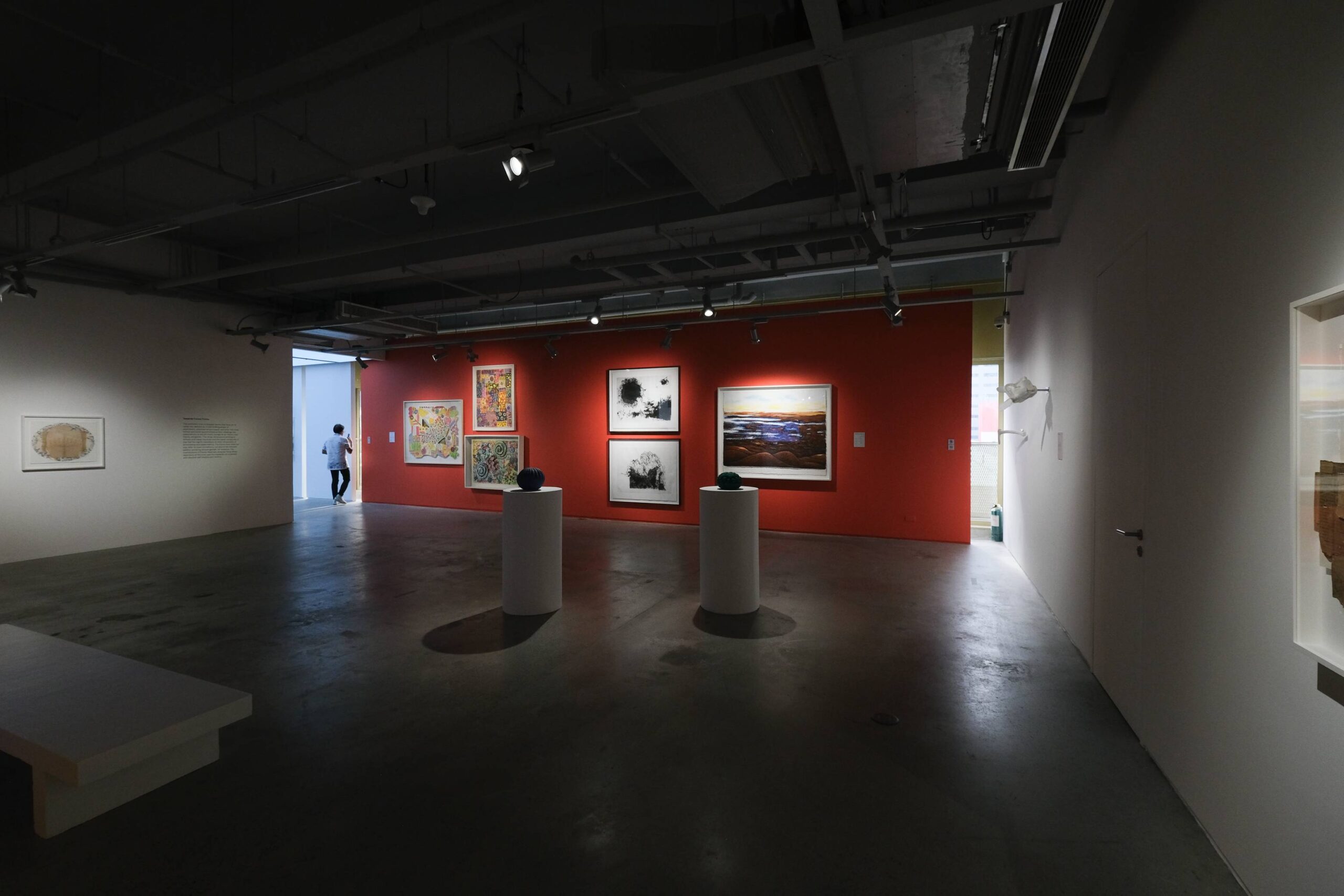 "Towards Future Forms" printmaking works. Photo by Ed Simon.