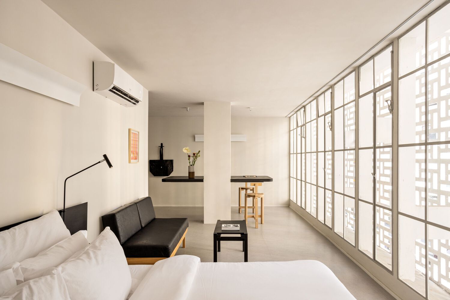 A smaller bedroom in the building. Photo by Fran Parente.