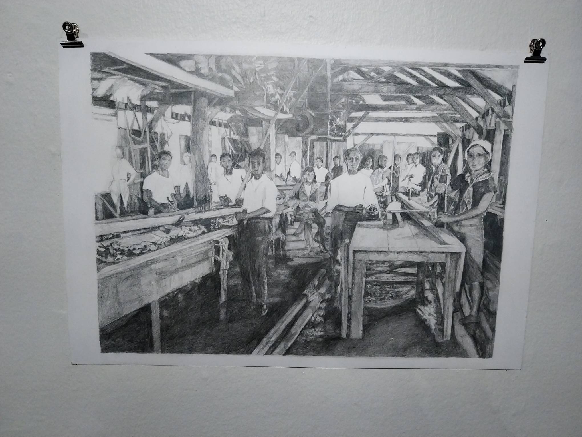 A photograph displayed for "Land, Labor, Life." Photo by Elle Yap.