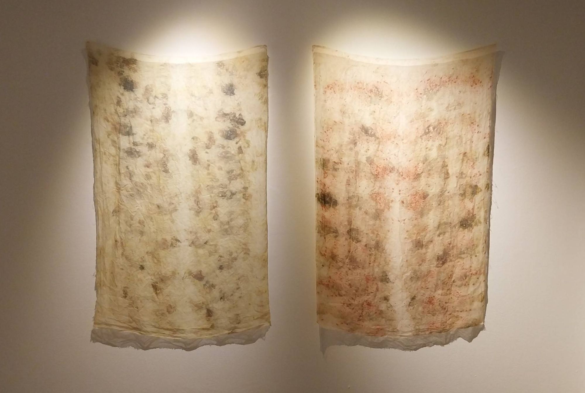 "grown on soil, now fluttering lightly 1-2” by Katherine Nuñez. Photo by Elle Yap.