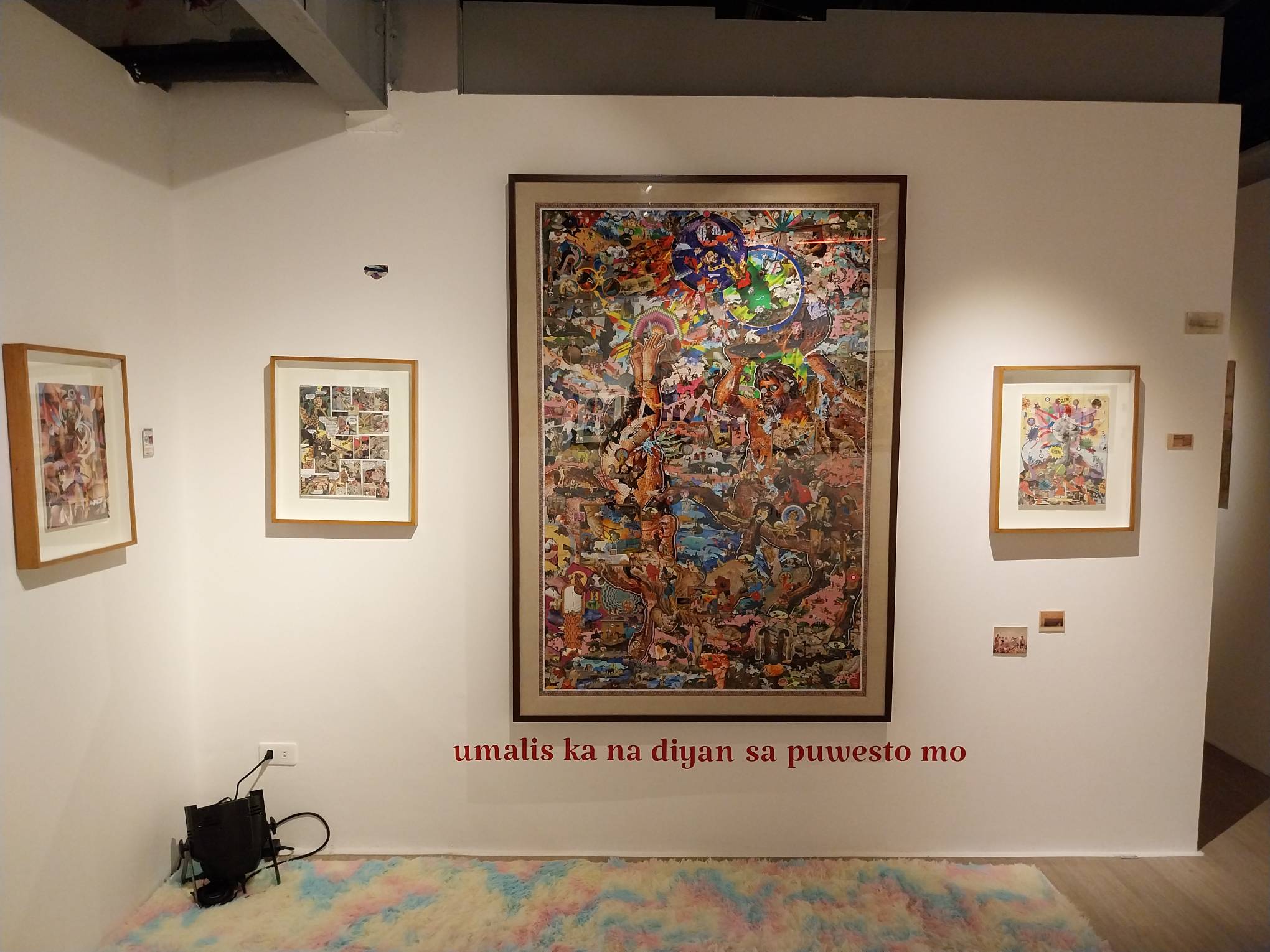 One side of "Heaven Earth Hello." Photo by Elle Yap.