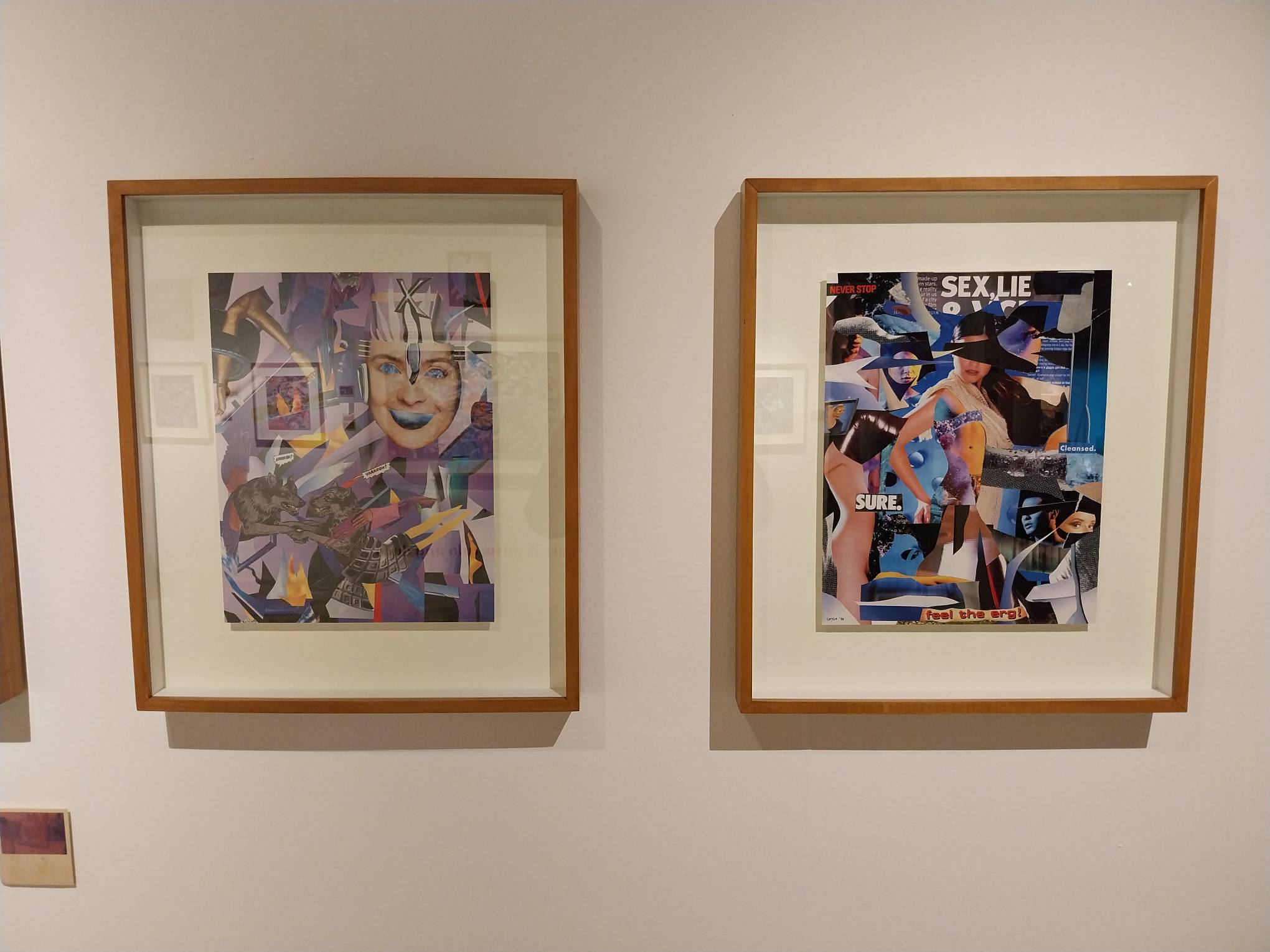 Two works by Jet Leyco. Photo by Elle Yap.