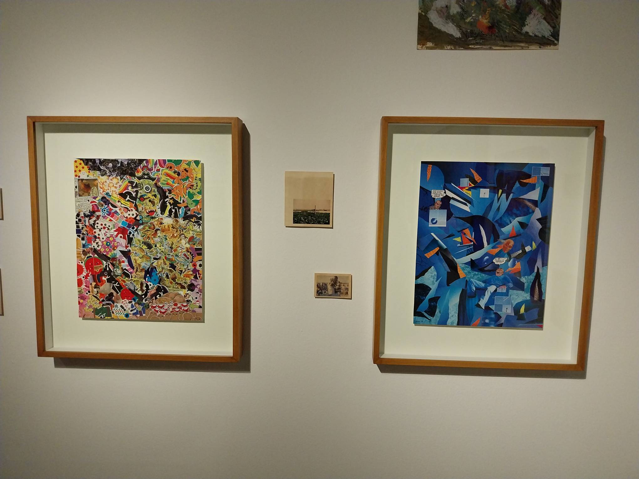 Two works by Jet Leyco. Photo by Elle Yap.