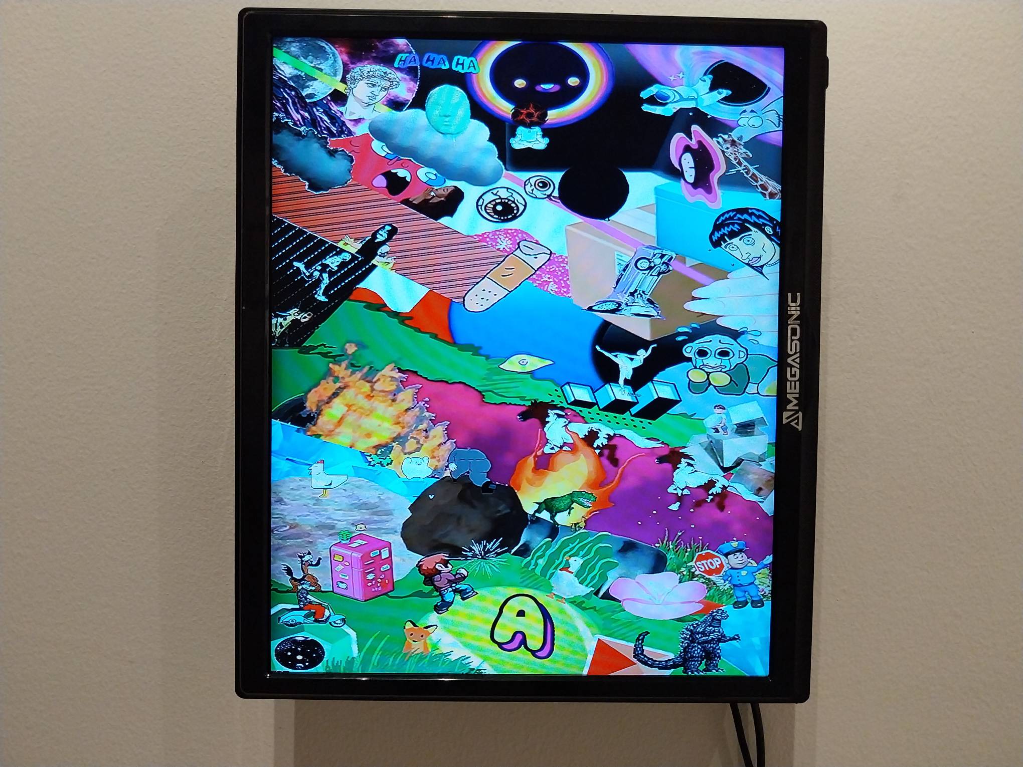 Another video collage by Jet Leyco. Photo by Elle Yap.