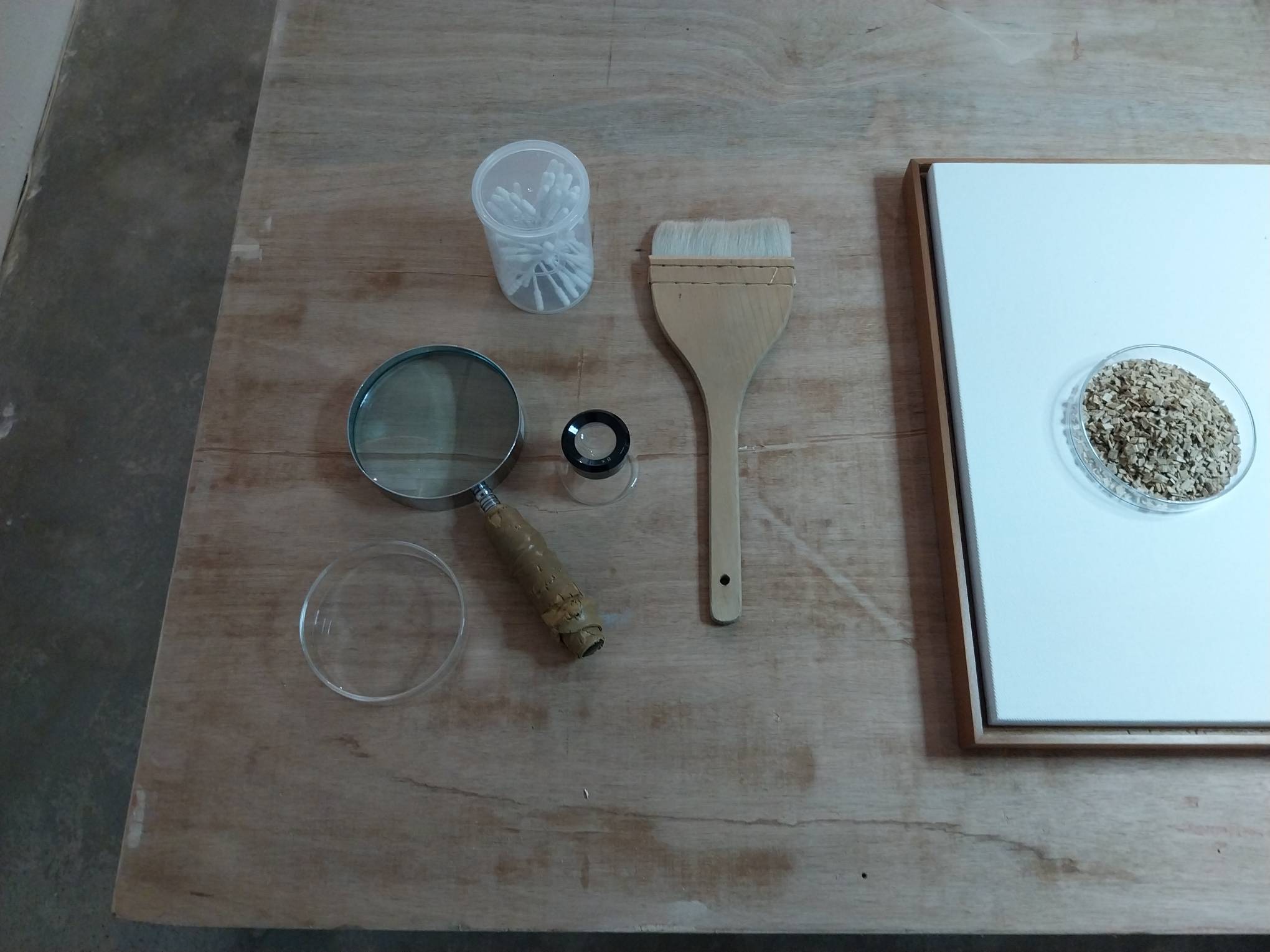 Tools used by archivists. Photo by Elle Yap.