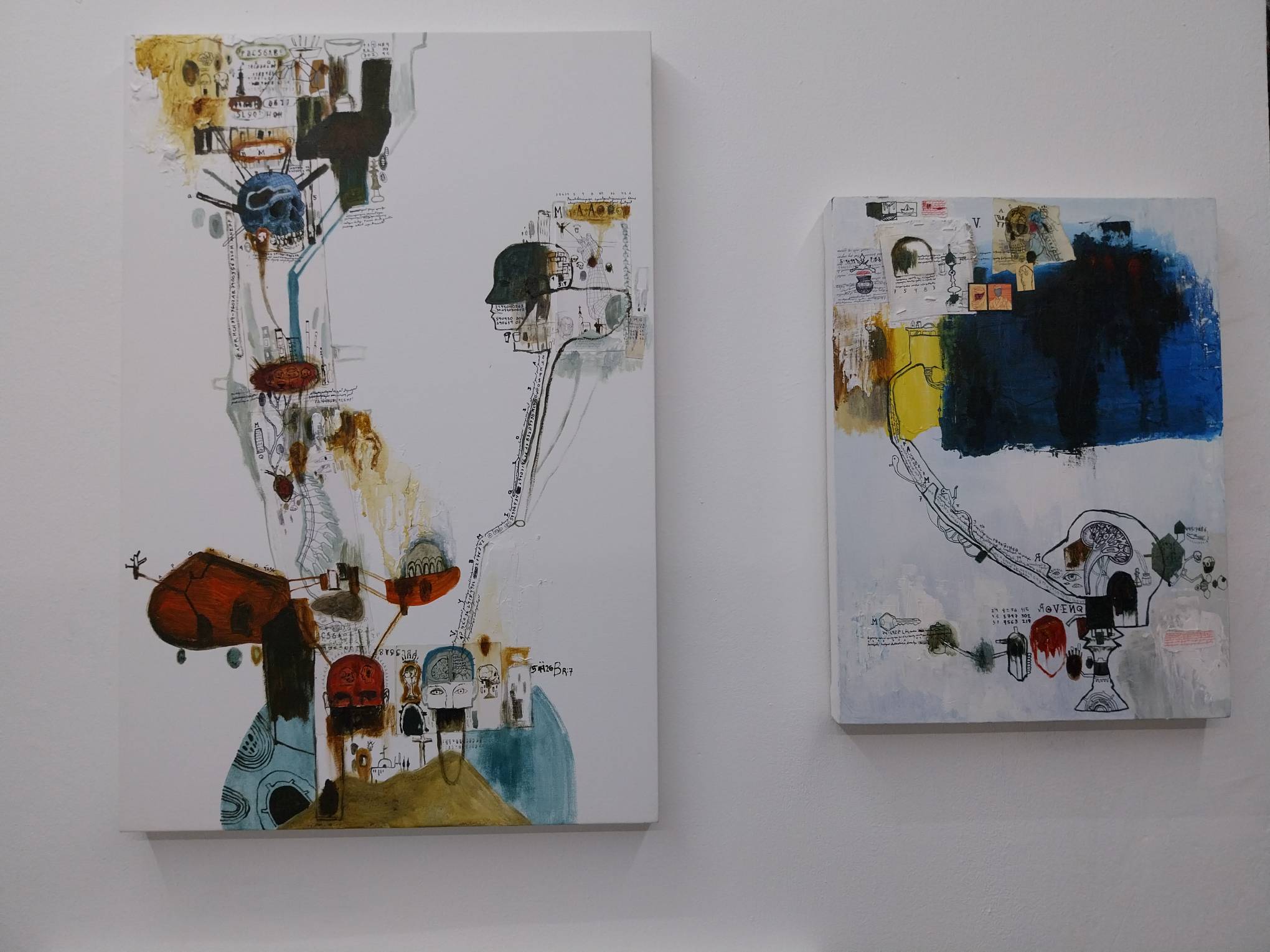 Two paintings featured in "Seven Promises and Potions."