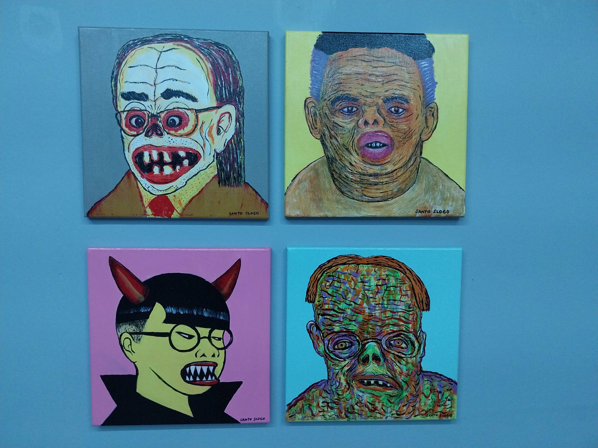 Santo Slogo's work for "Three Years on a Stone."