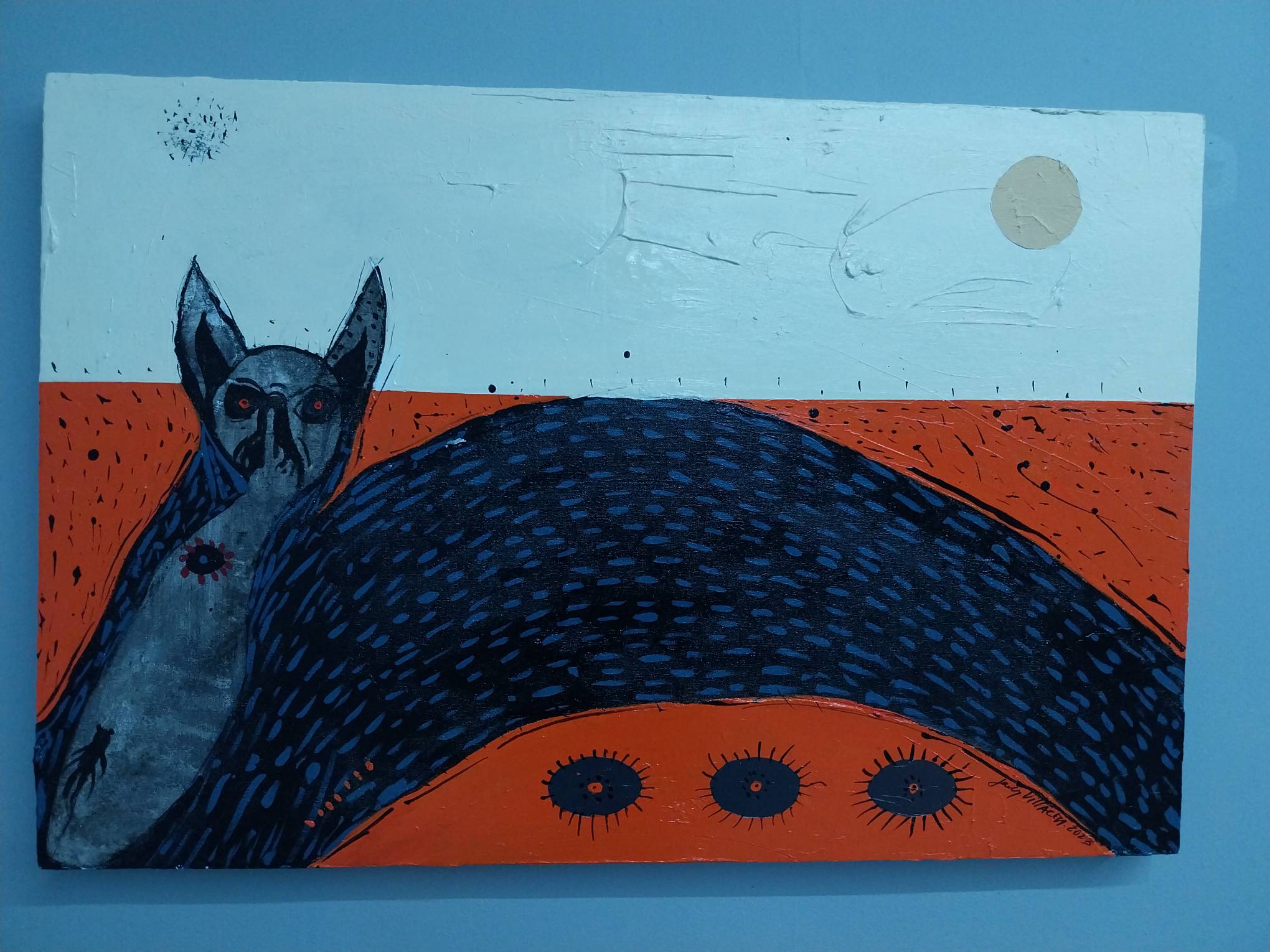 Javy Villacin's work for "Three Years on a Stone."