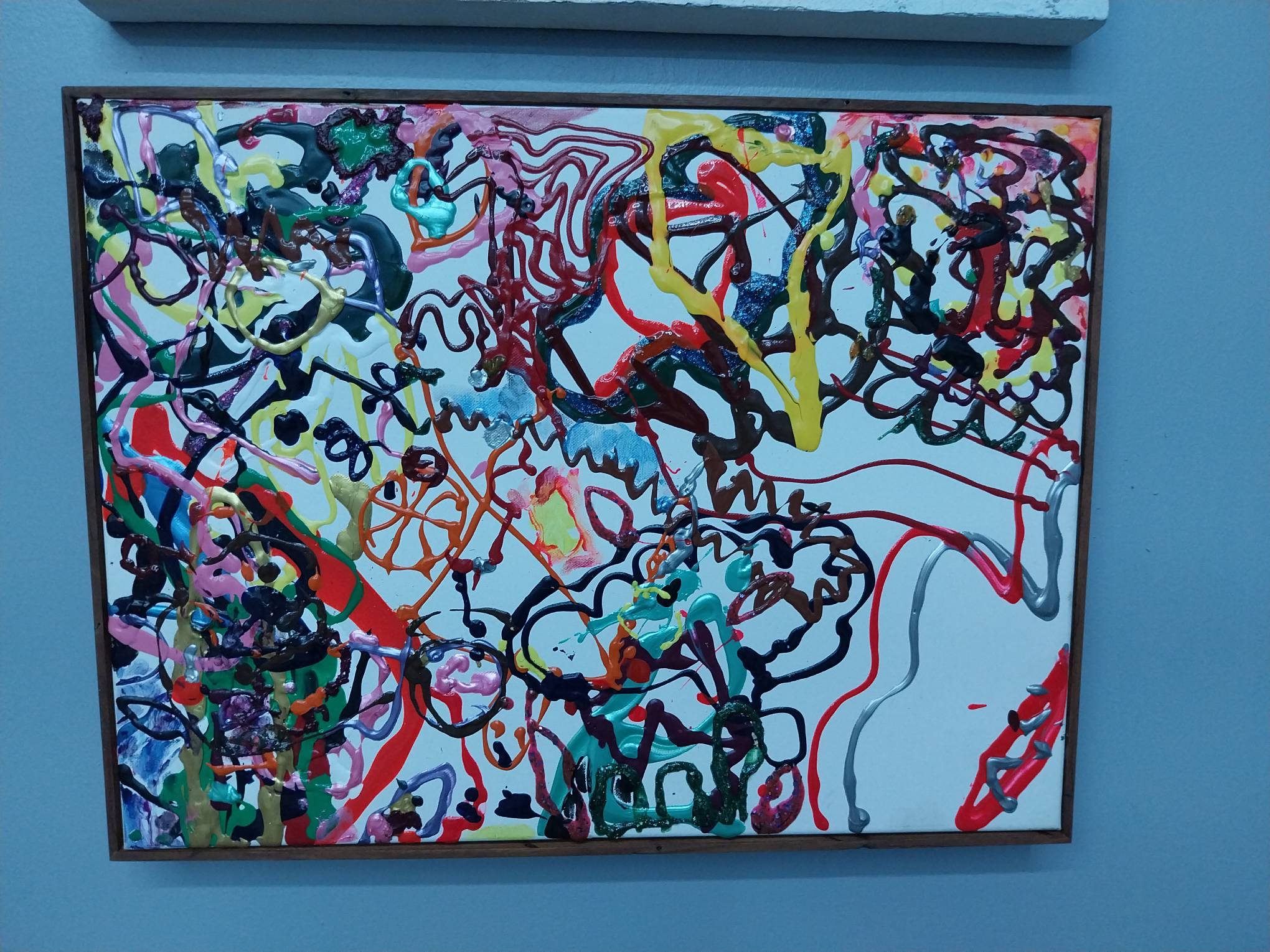 One of the works by Iann Villamor for Mono8 Gallery's "Three Years on a Stone."