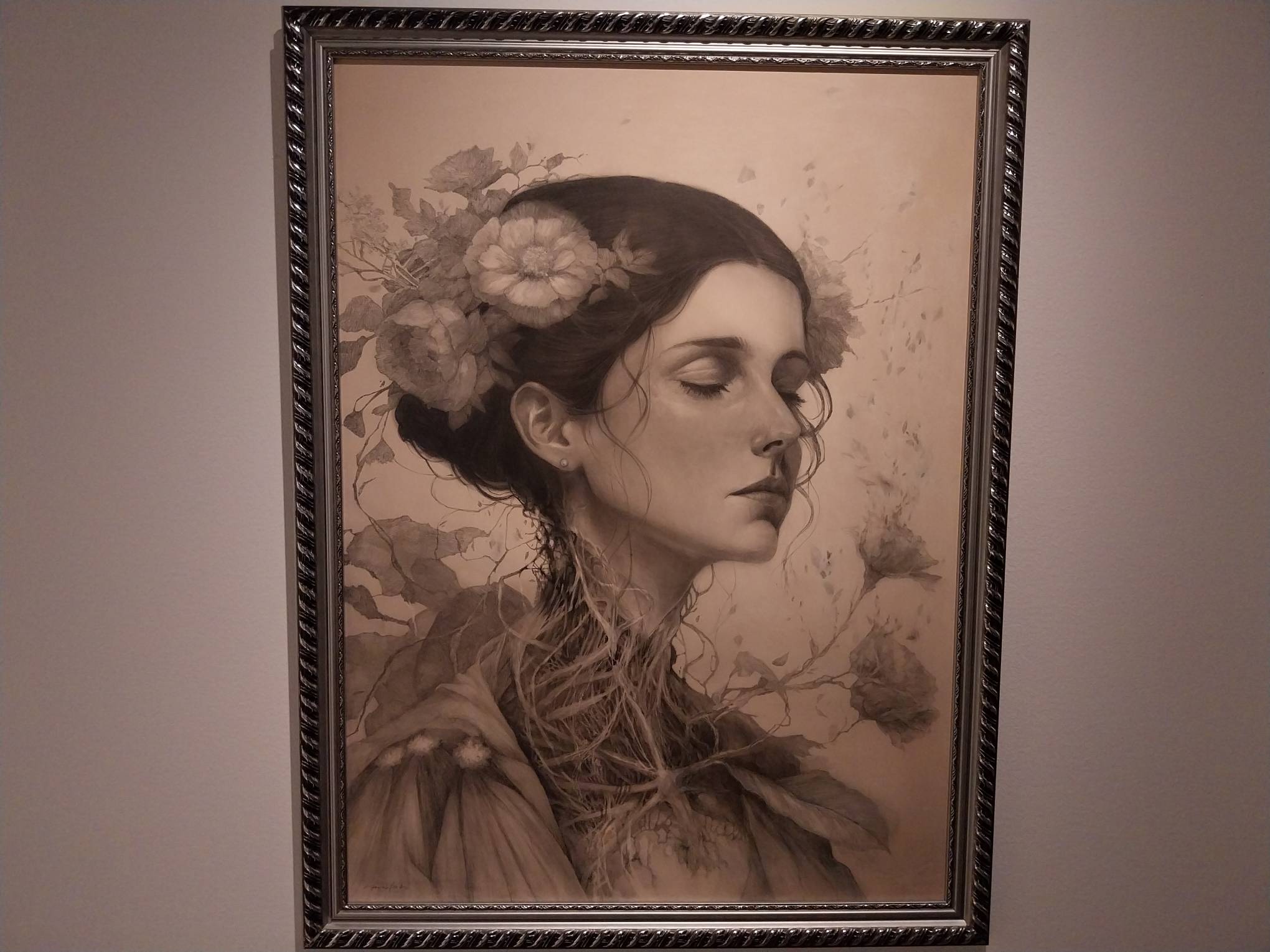 A painting by Nunzio Paci. Photo by Elle Yap.