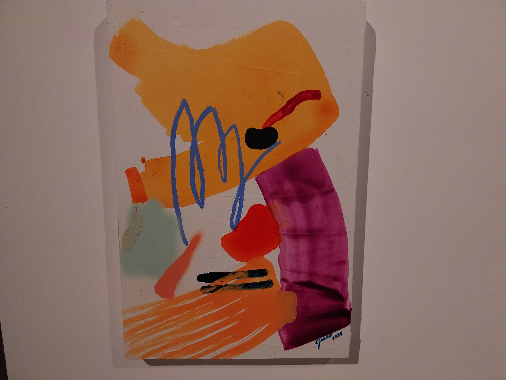 A smaller work by Gabby Prado.