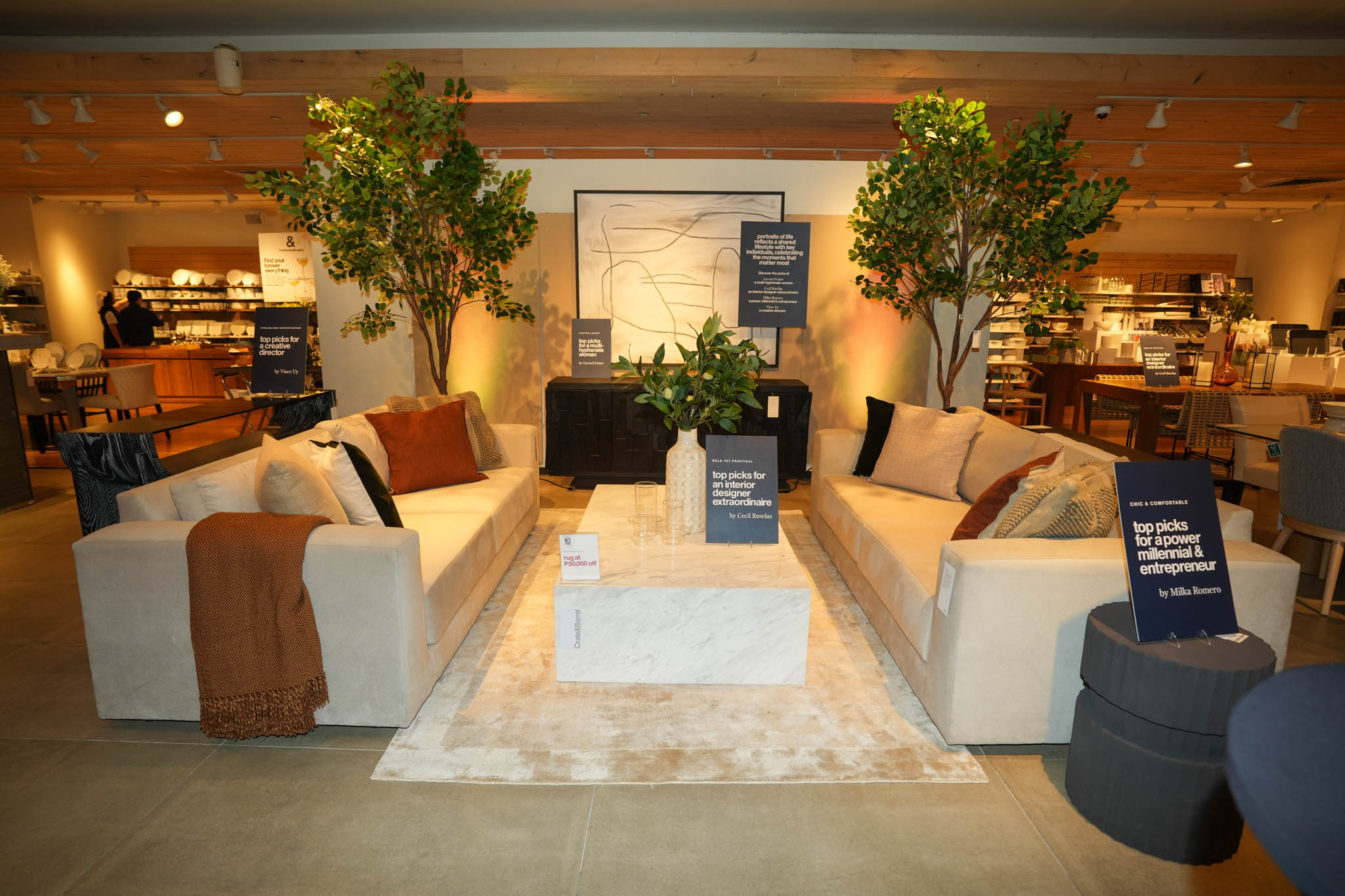 Crate and Barrel's 10th Anniversary Celebration Showcases MyHome Editor-in-Chief’s Expert Curation.