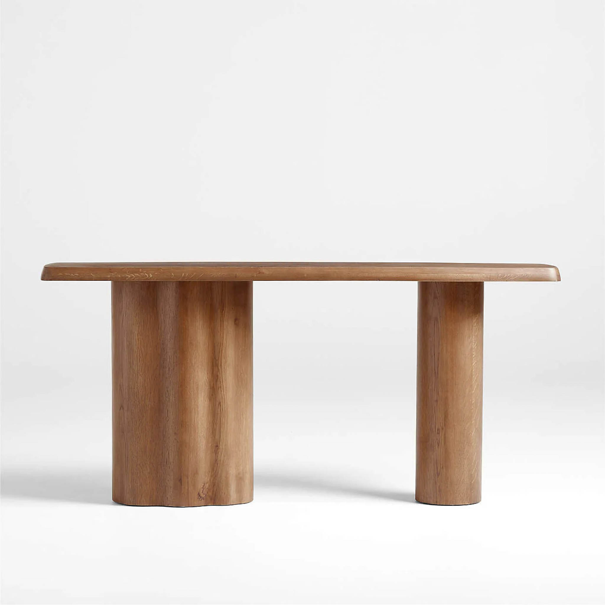 Winslow Oak Wood Console Table by Jake Arnold.