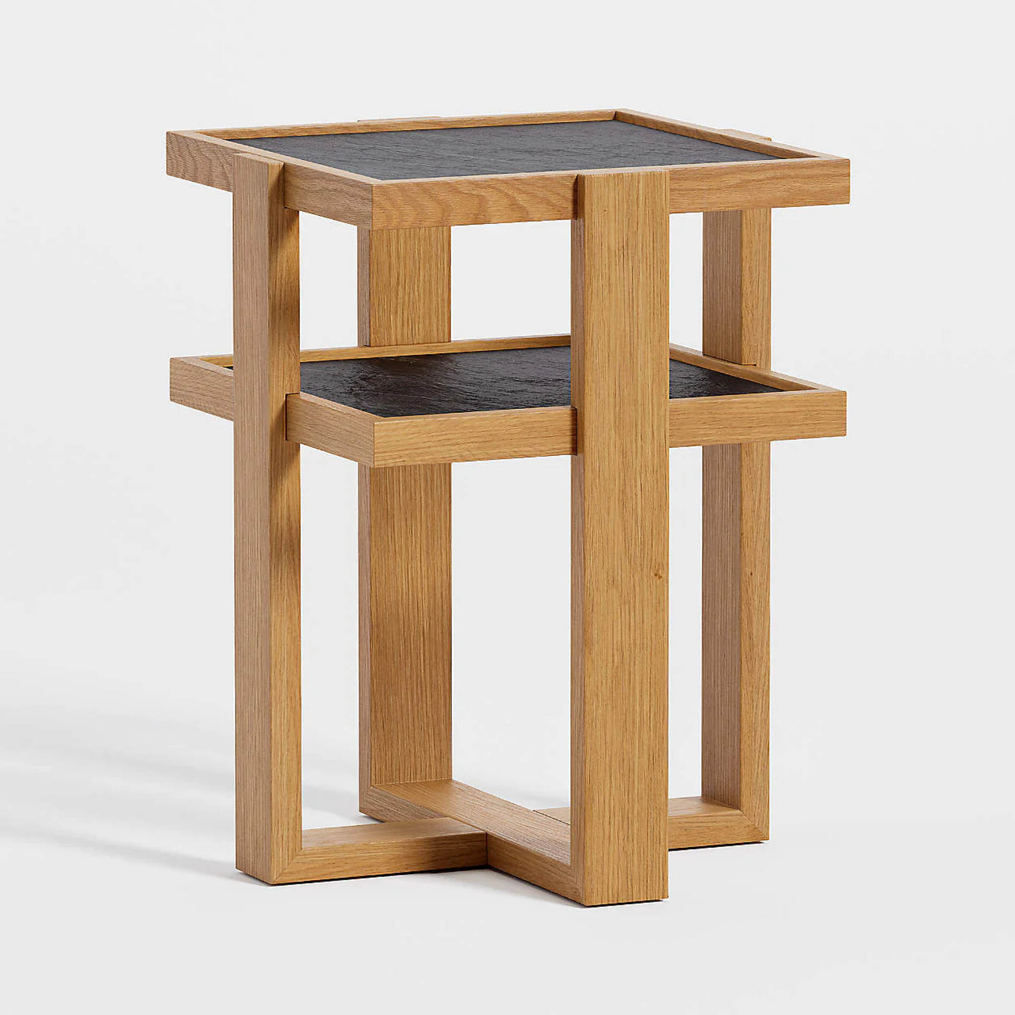 Sable Black Marble Tiered.