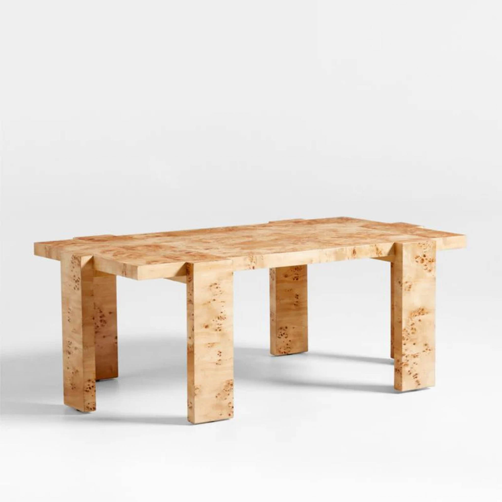 Leon Burl Wood Coffee Table.