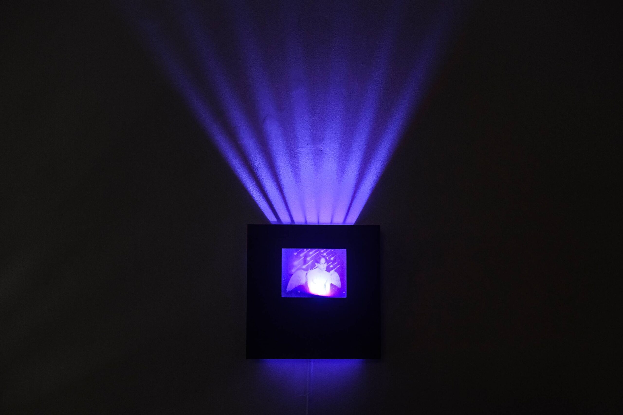 A light box and lamps design by Jed Gregorio. Photo by Ed Simon.