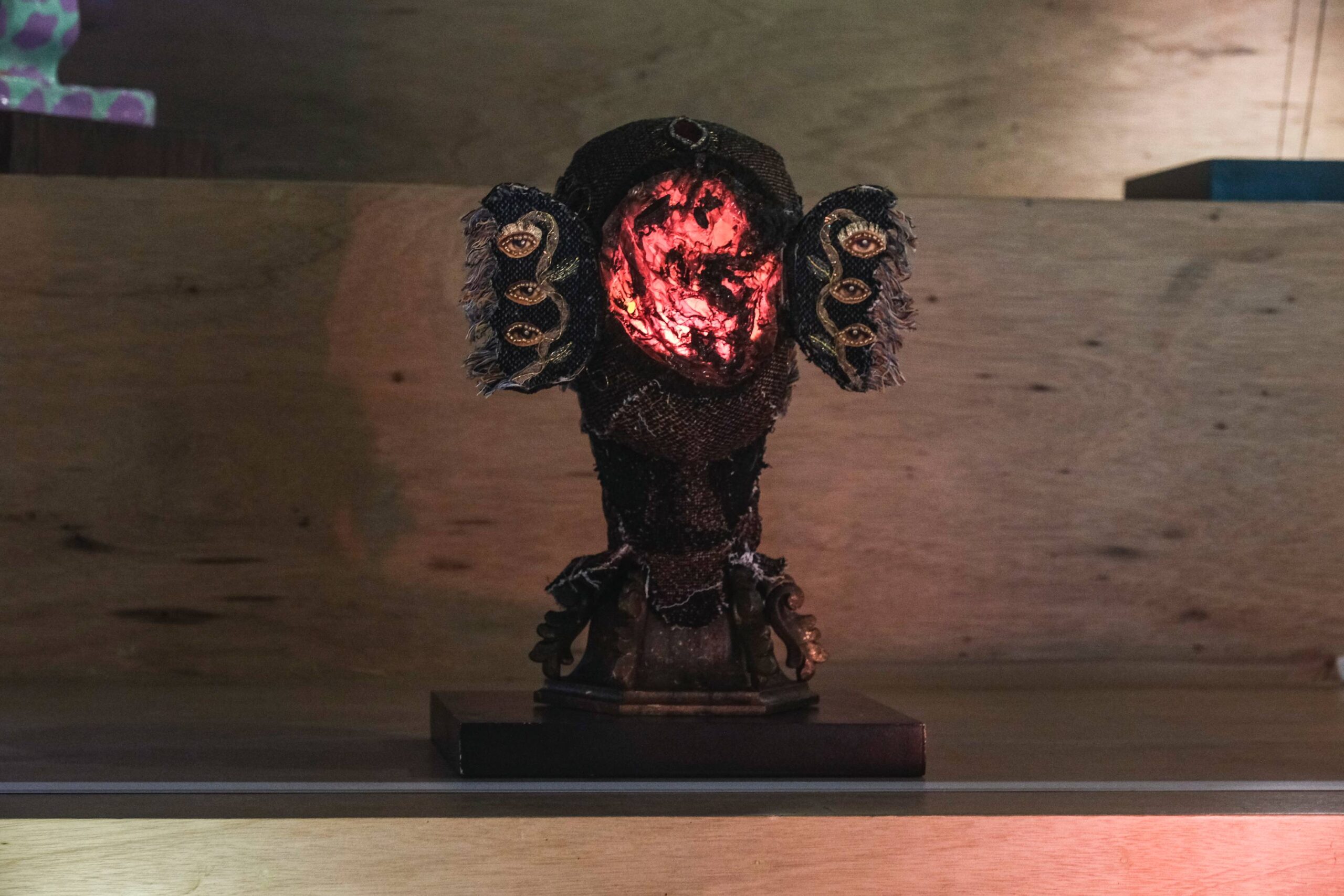 Jan Sunday's "Central Sun." Photo by Ed Simon.