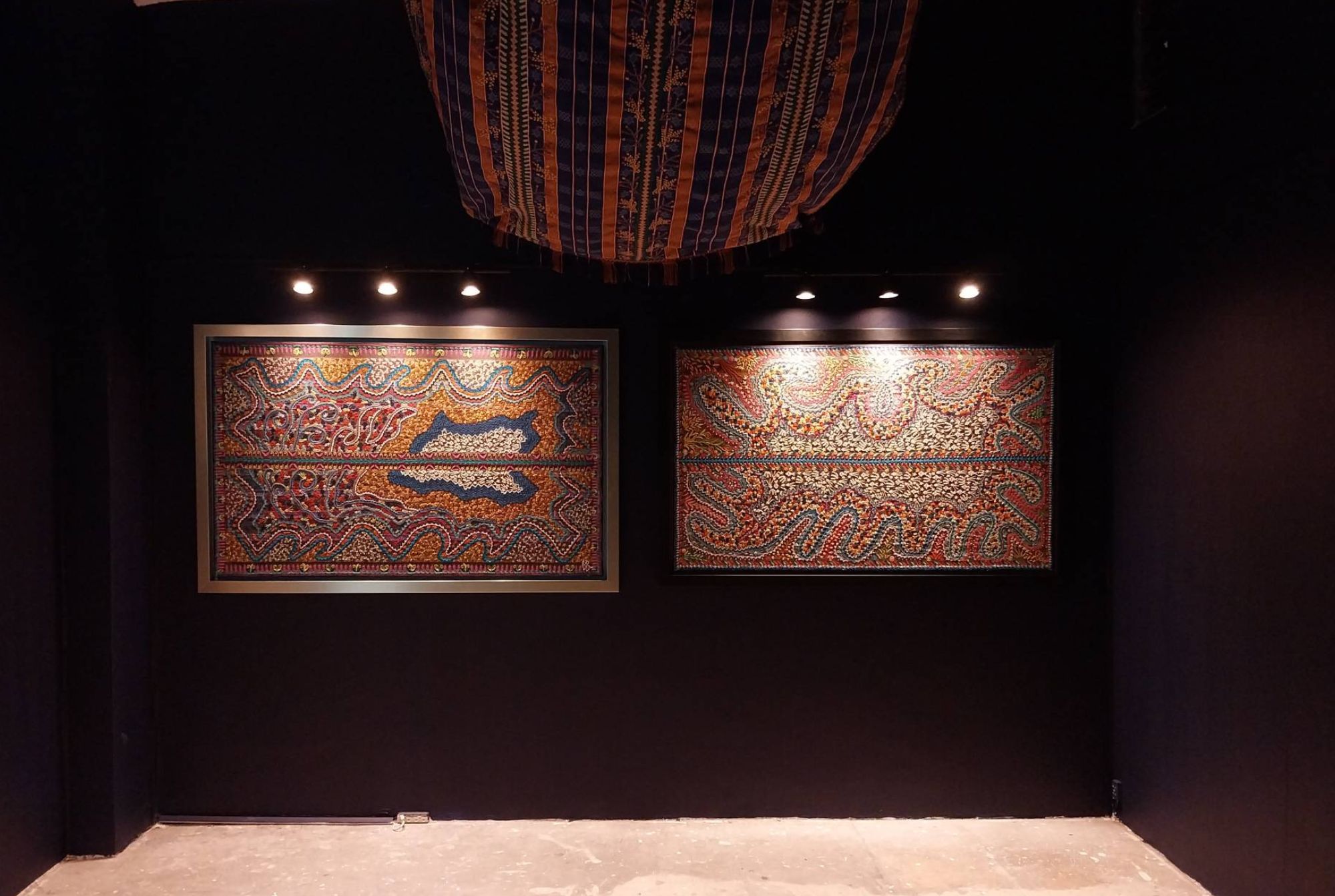 Two Kalinga textile artworks by Irene Bawer-Bimuyag for 