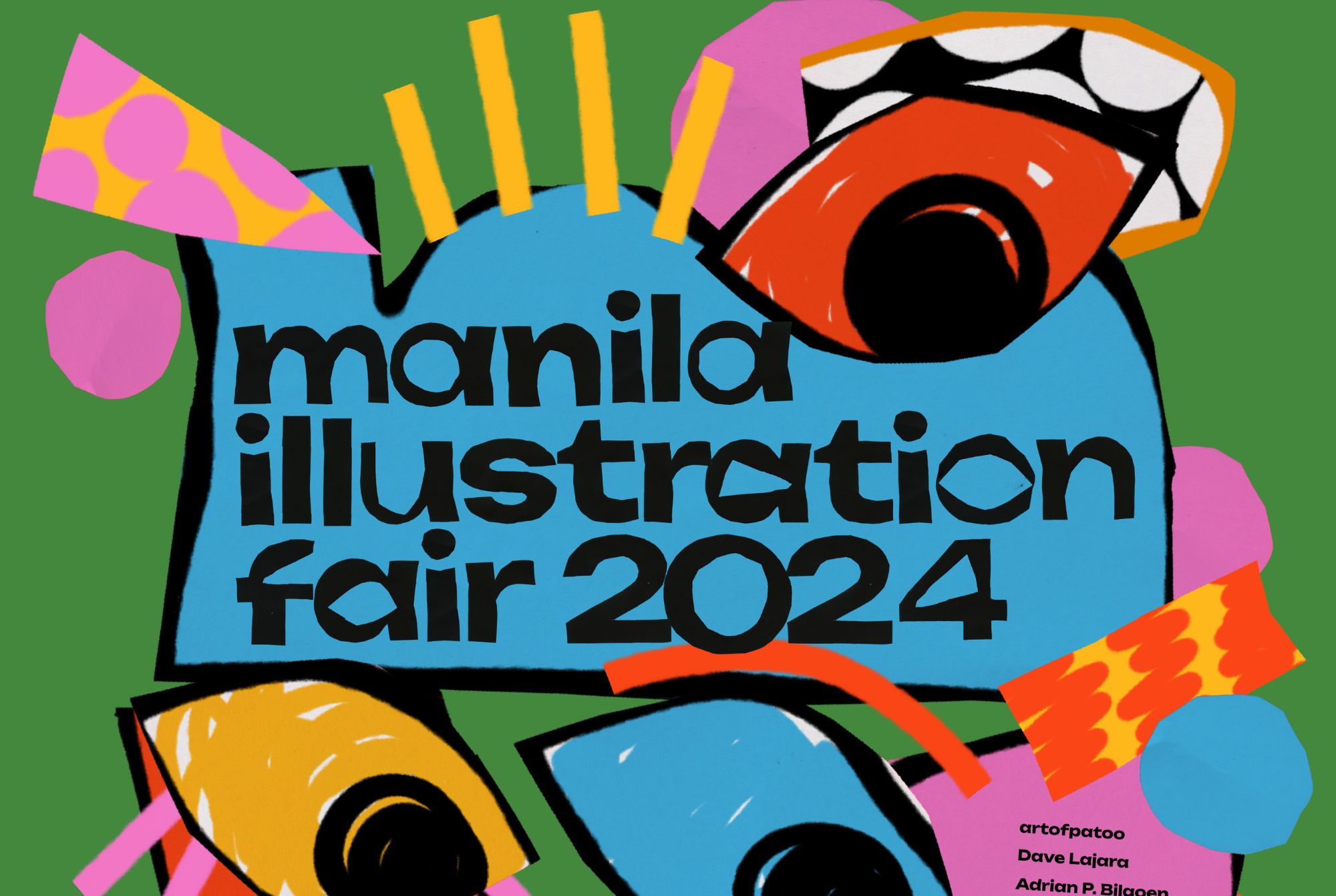Logo for the Manila Illustration Fair 2024 at the Parola Gallery in UP College of Fine Arts. Photo provided by MIF2024.