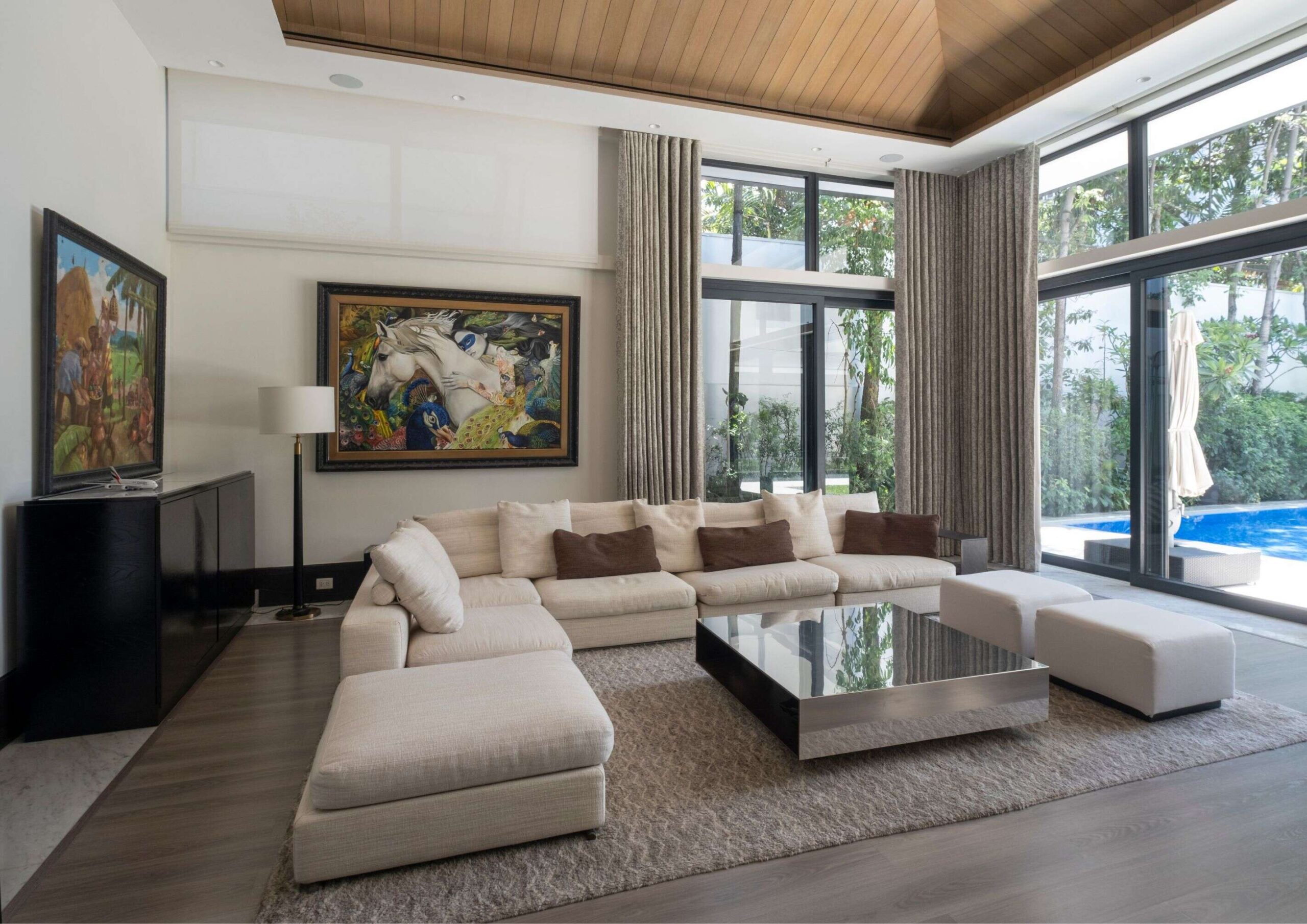 Poolside Social Space.