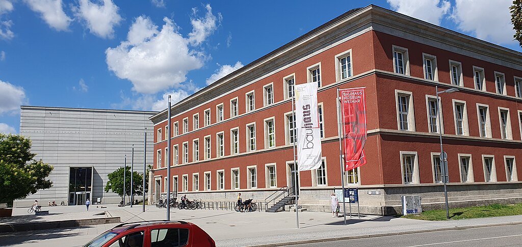 The Bauhaus Museum in Weimar, Germany. Photo by Yair-haklai.