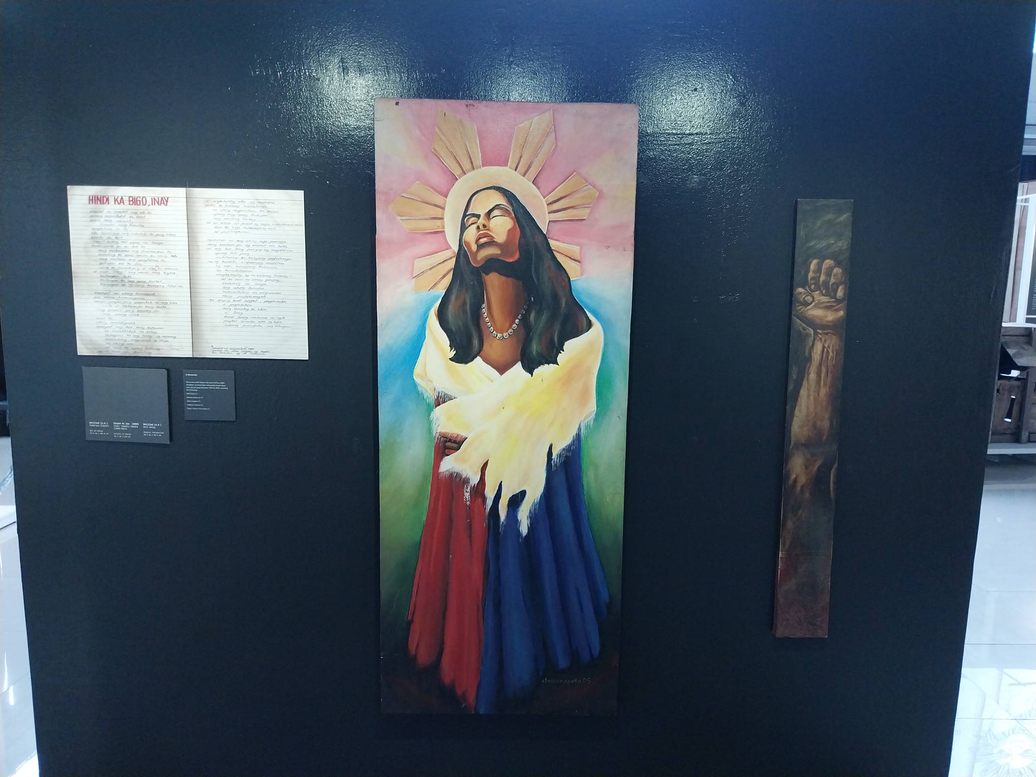 Three works for the In Memoriam section.