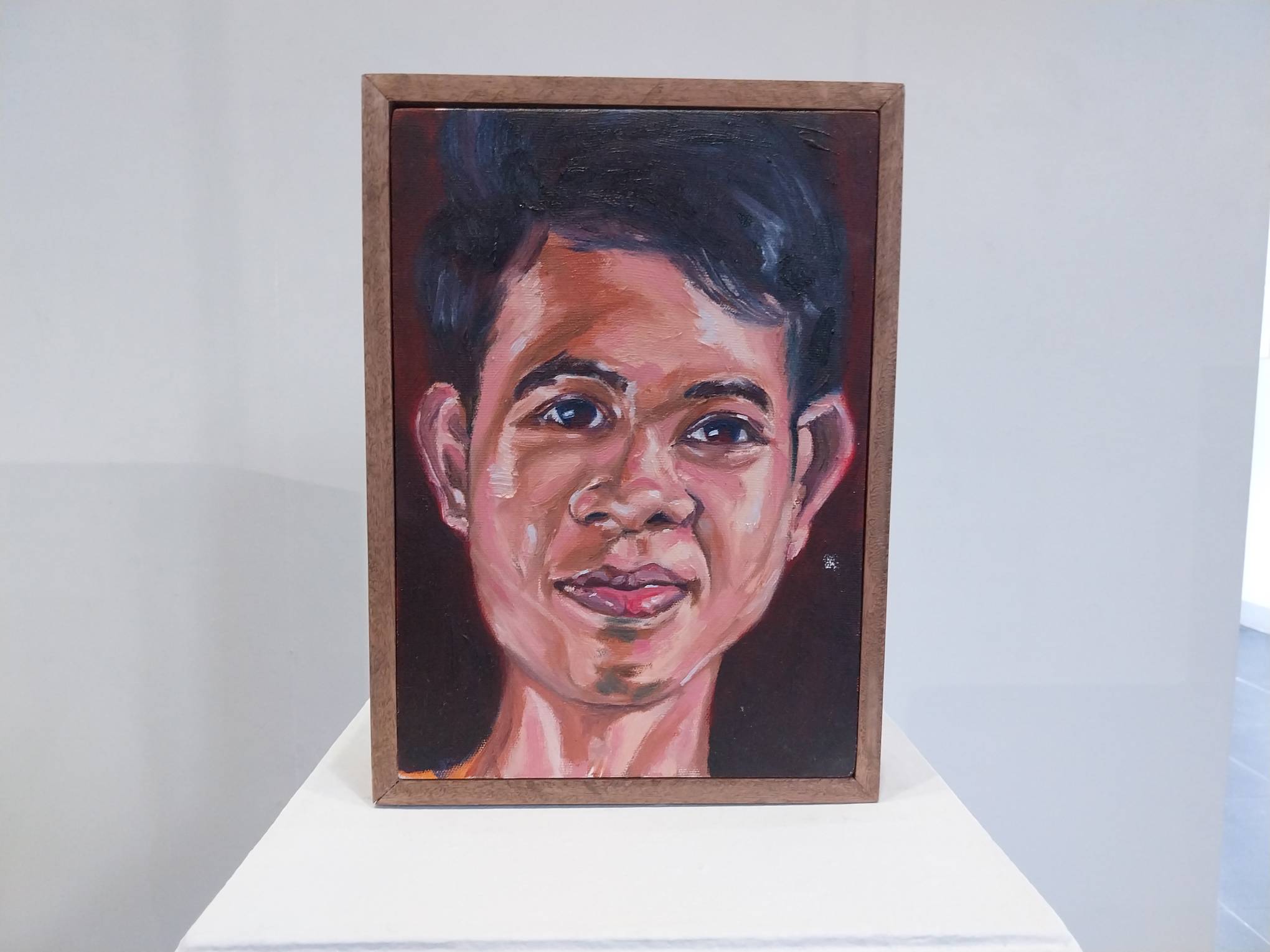 Another painting of a departed comrade of Mark Sanchez.