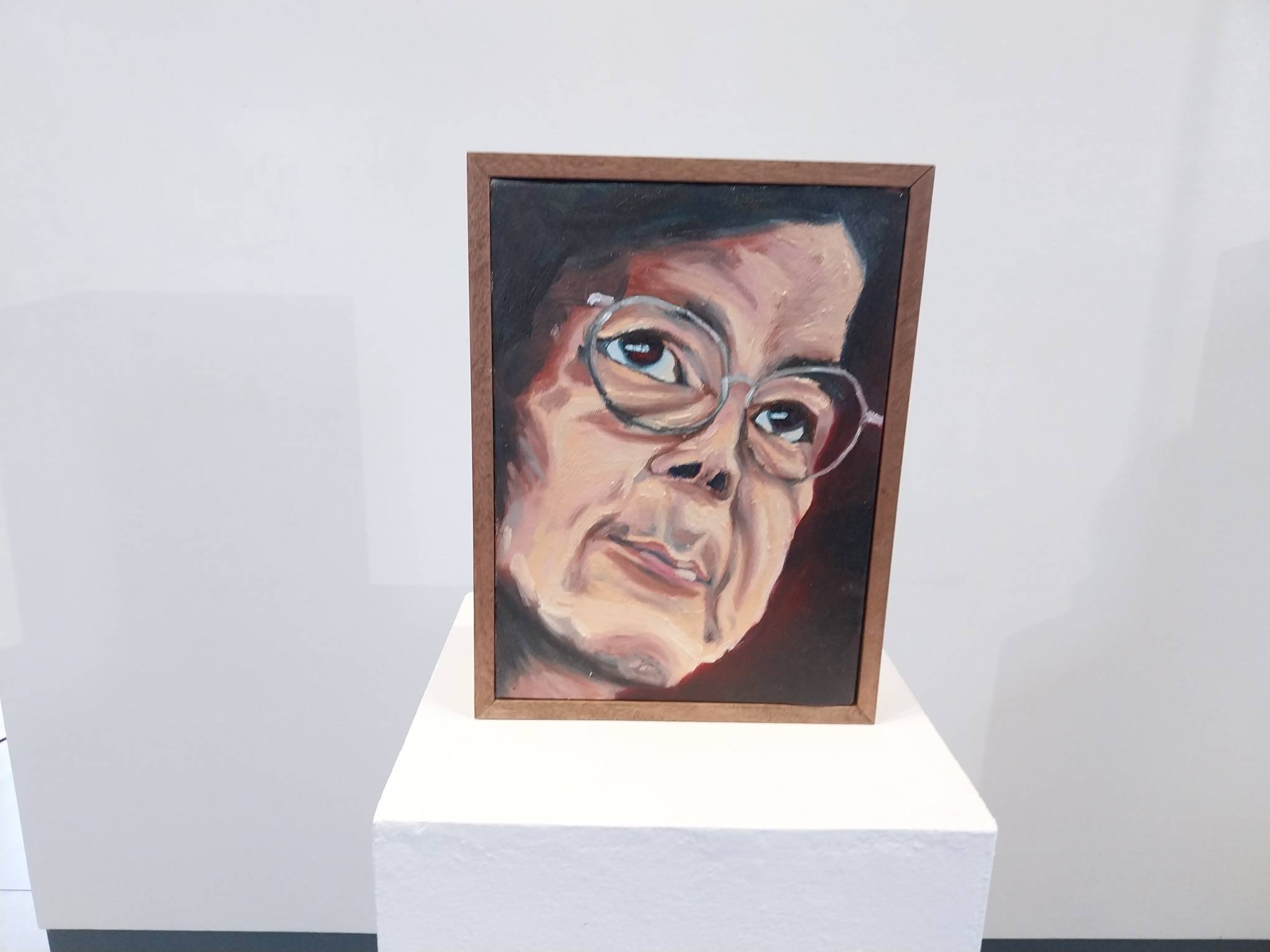 Painting from the exhibit by Mark Sanchez.