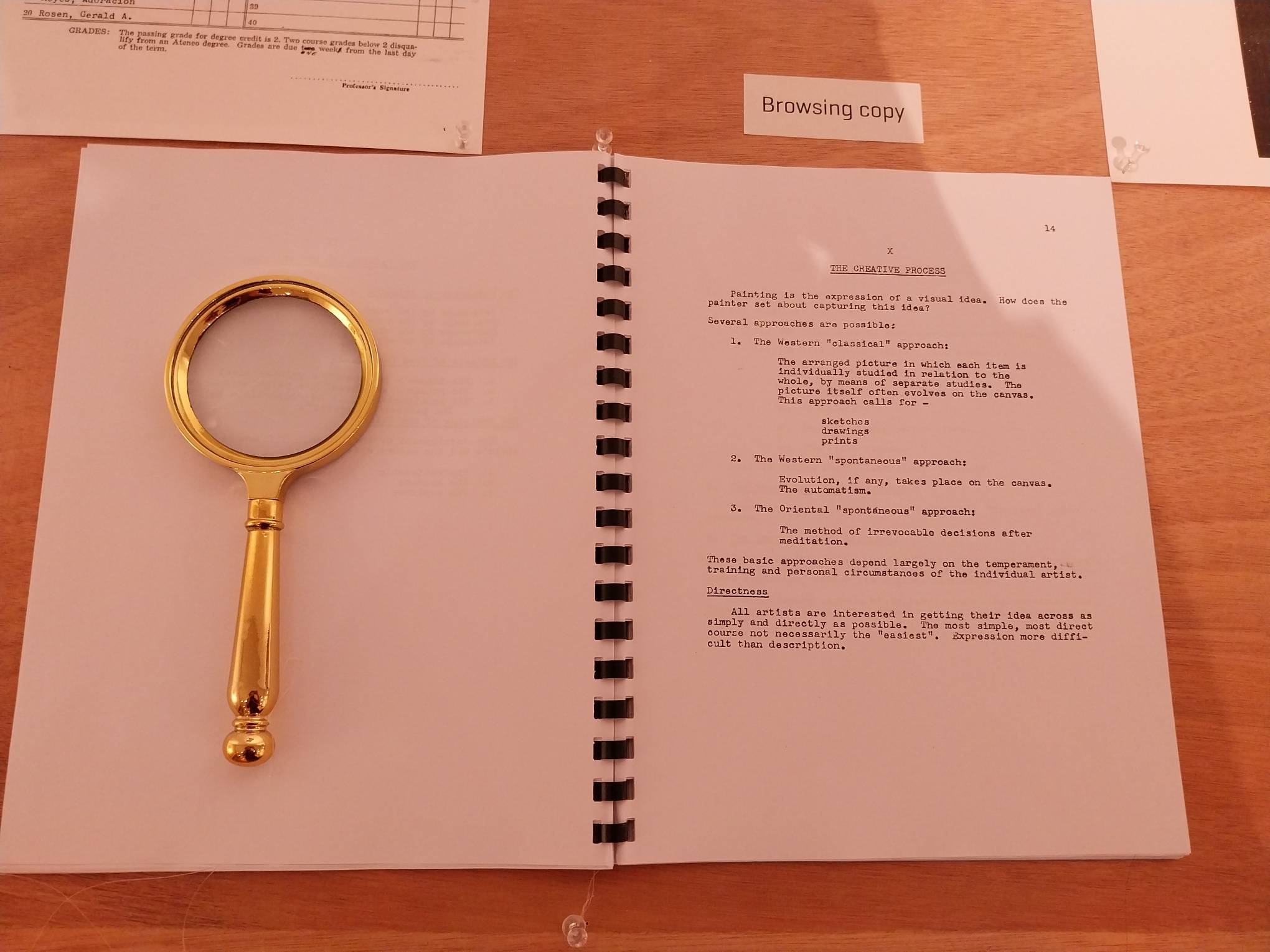 A manifesto on the creative process.