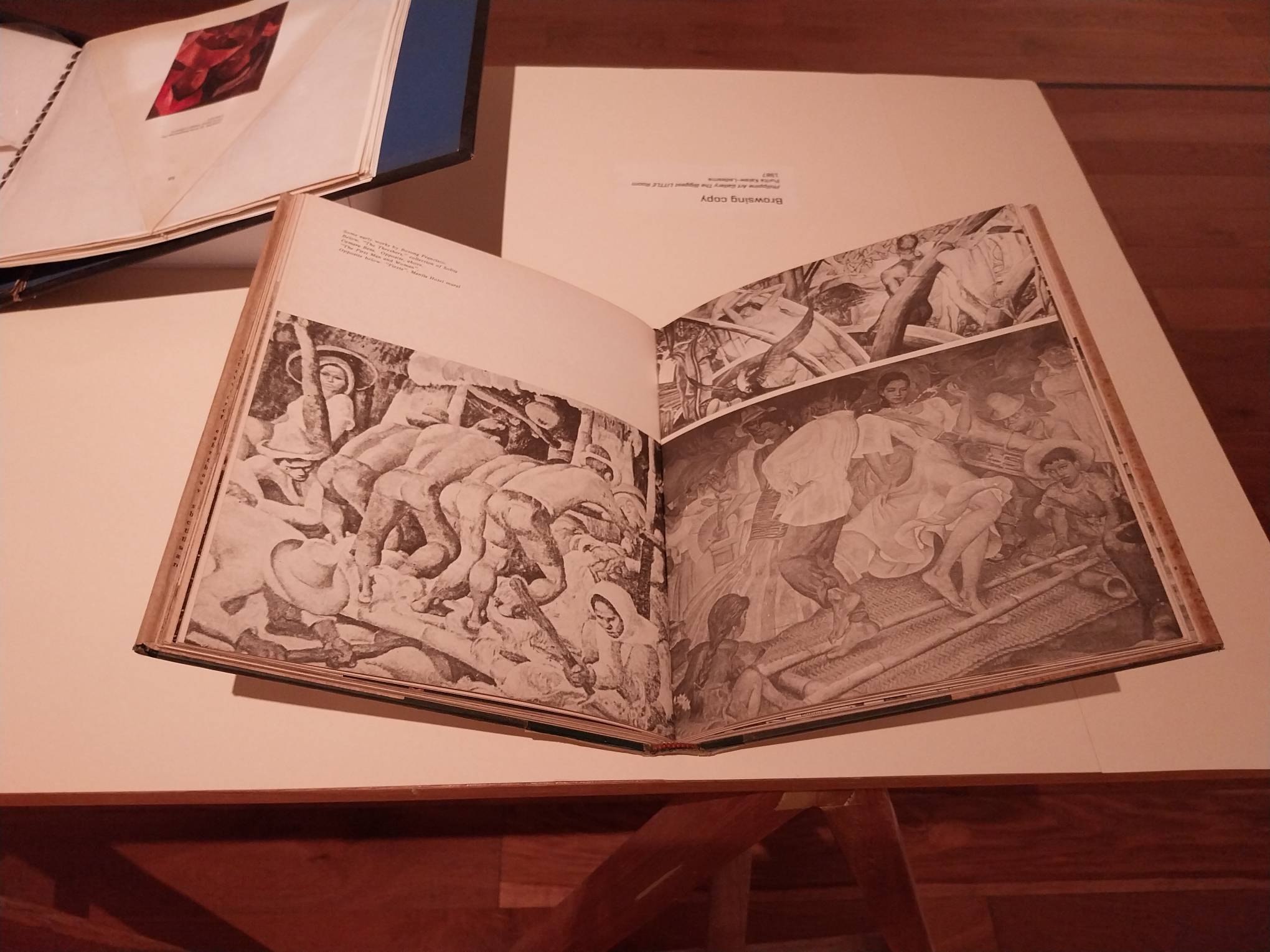 One of the books featured in the exhibit.