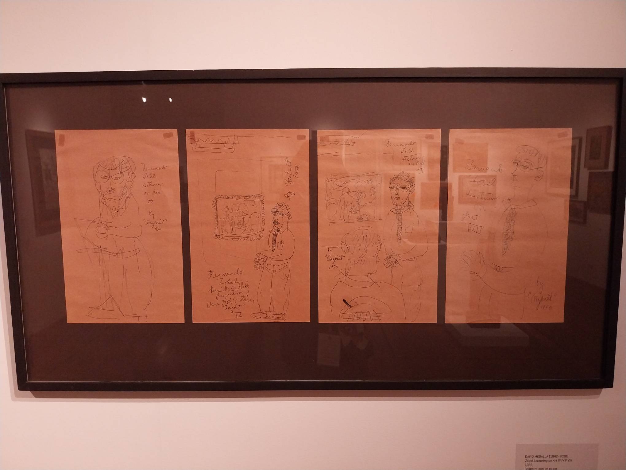 David Medalla's "Zobel Lecturing on Art."