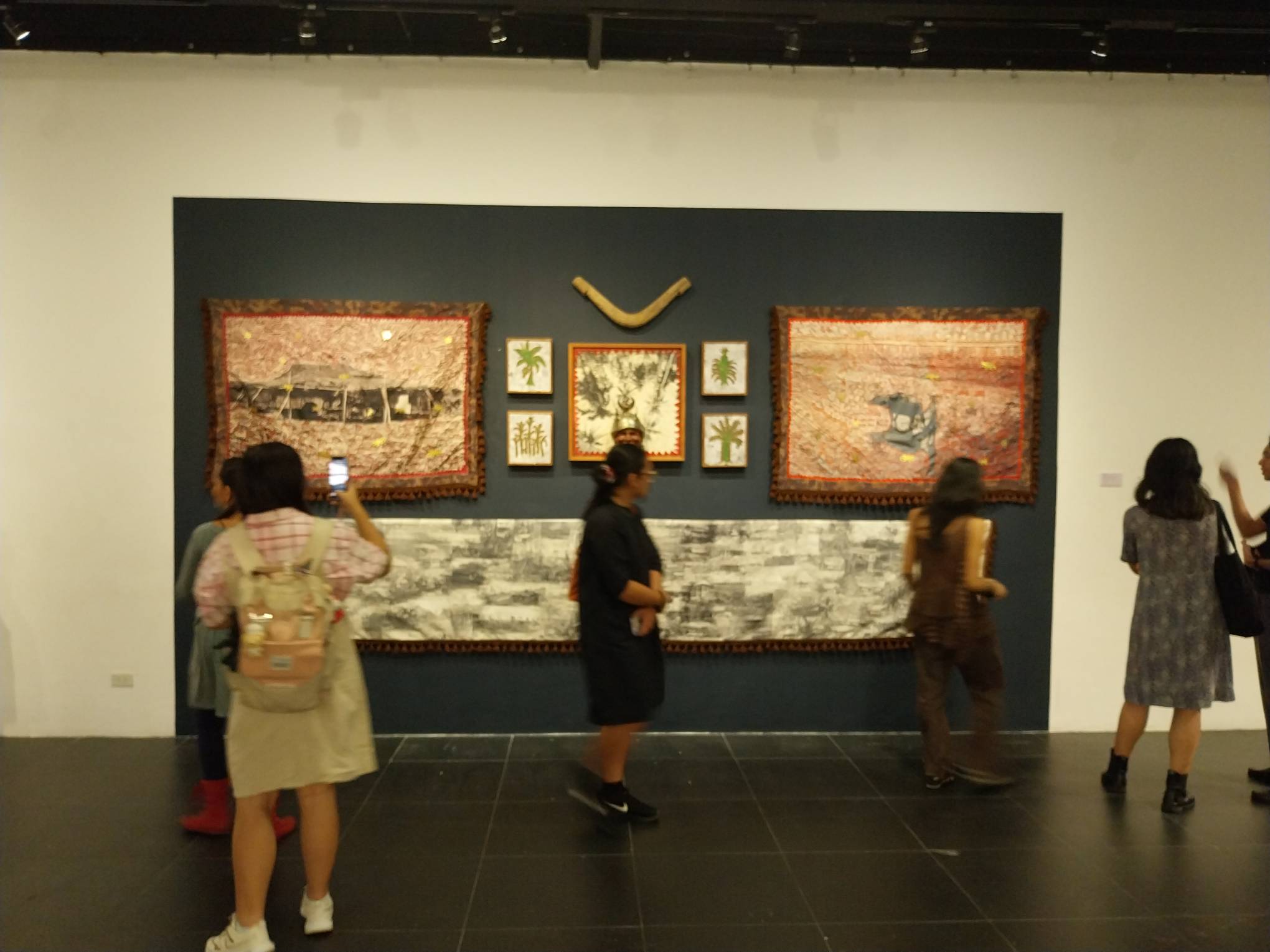 One of the works shown at the exhibition.