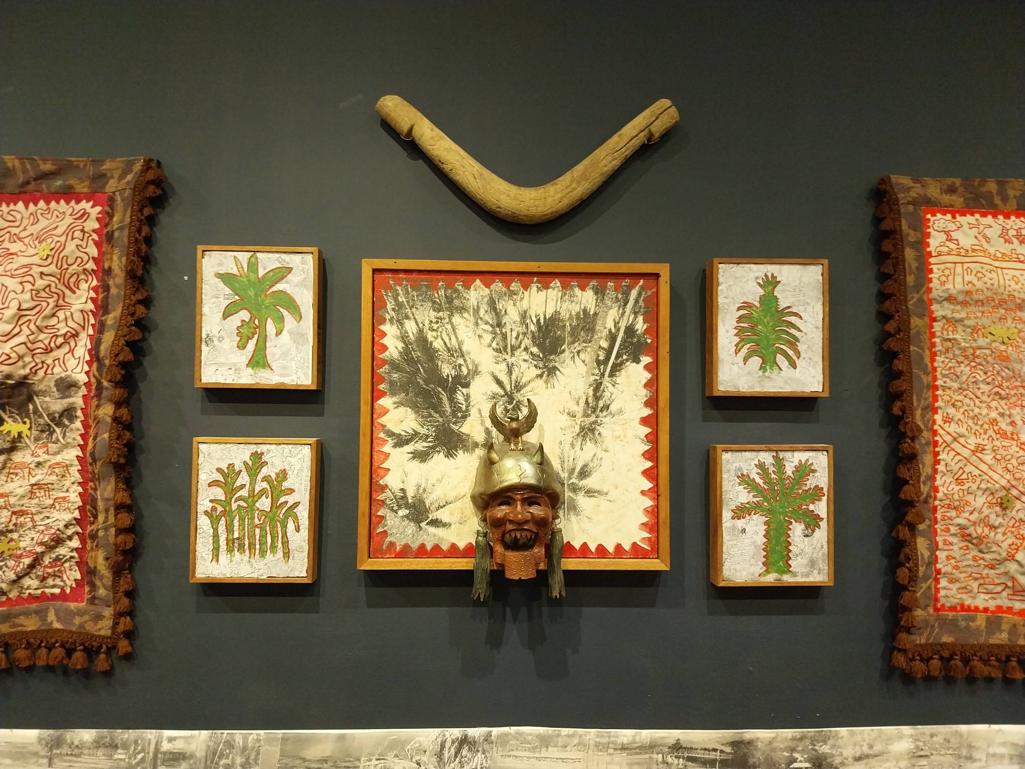 One of the works shown at the exhibition.