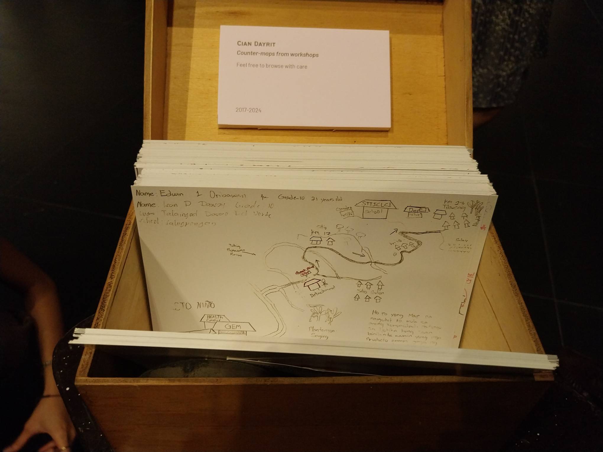 Cian Dayrit's work cataloguing the land of the Dumagat.