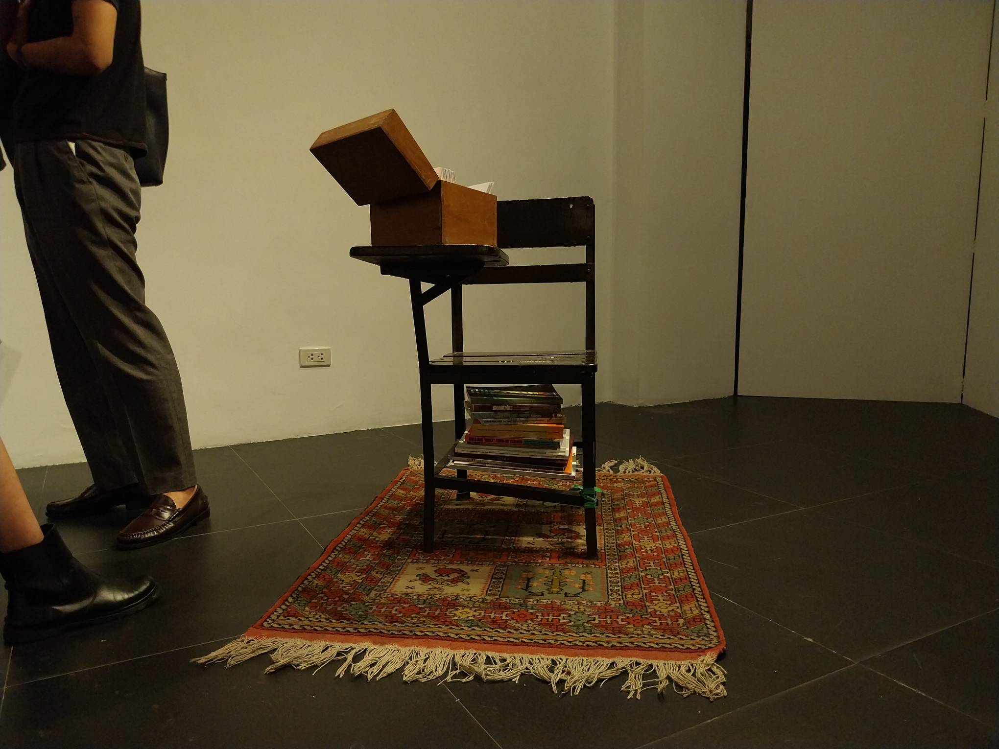 "Counter-mapping" by Cian Dayrit at the "Crossing Rivers" exhibit.