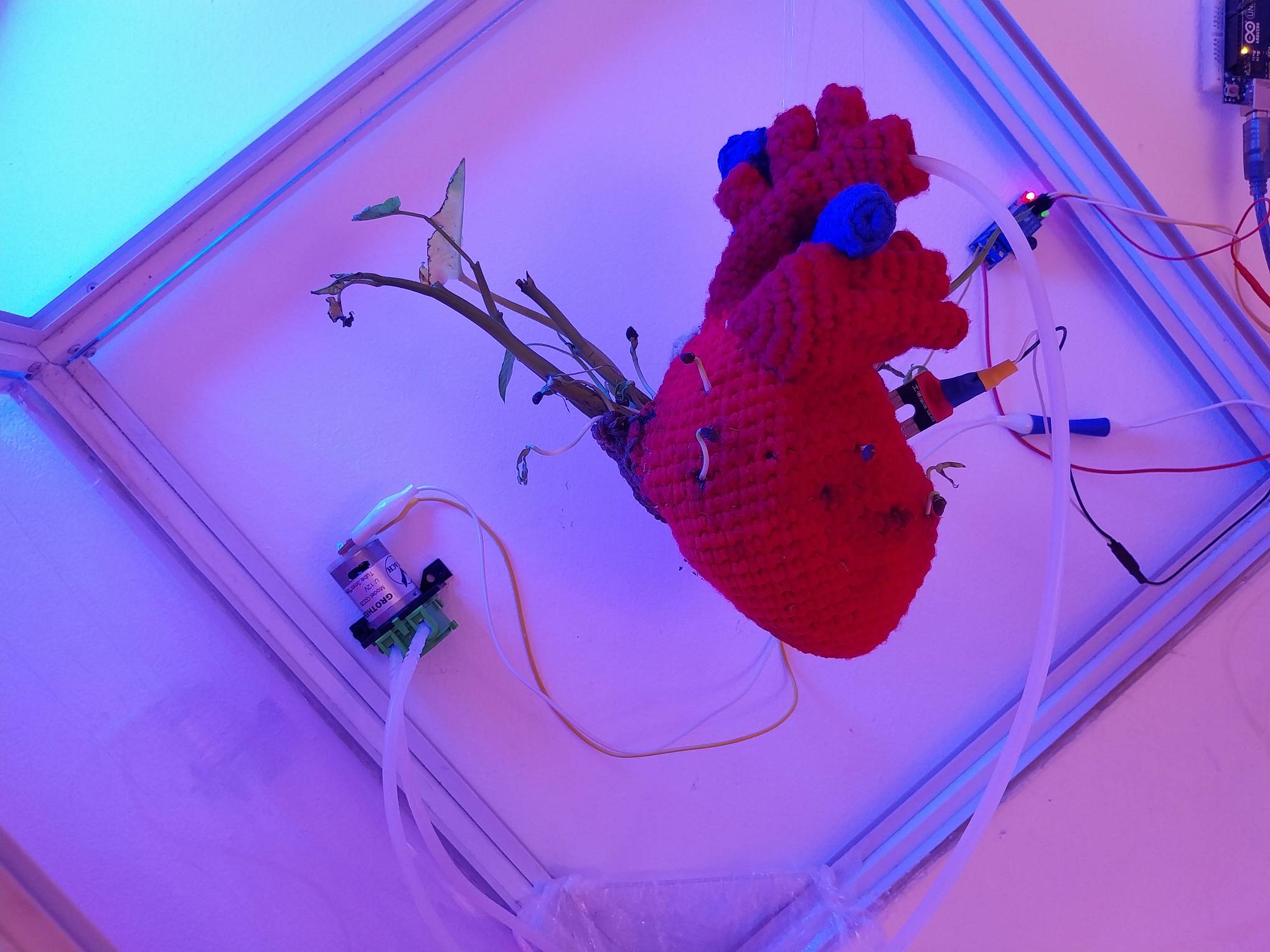 Close-up look of "Life Between the Gaps."