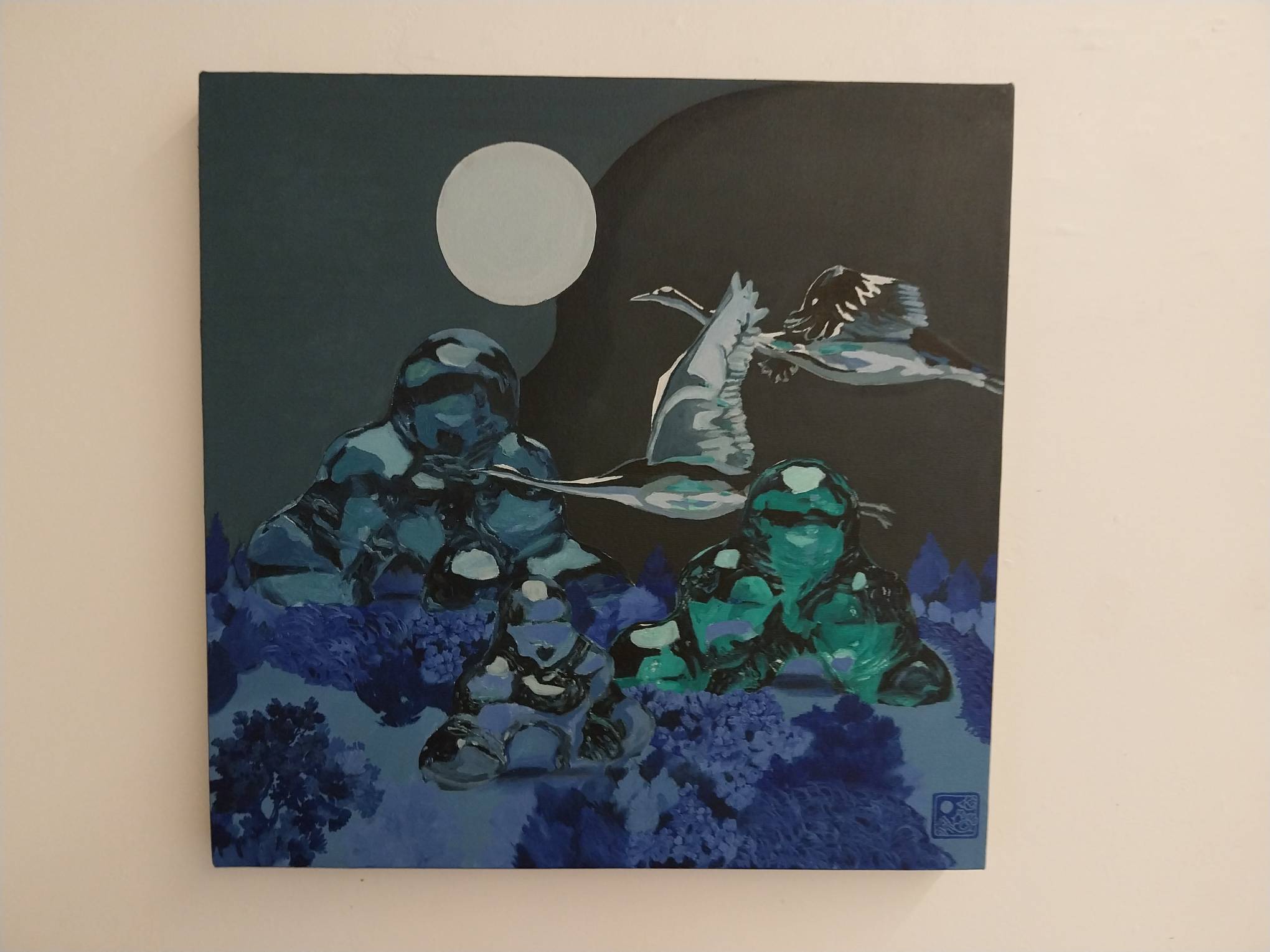 A work by Patty Py for "Forged by Fire."