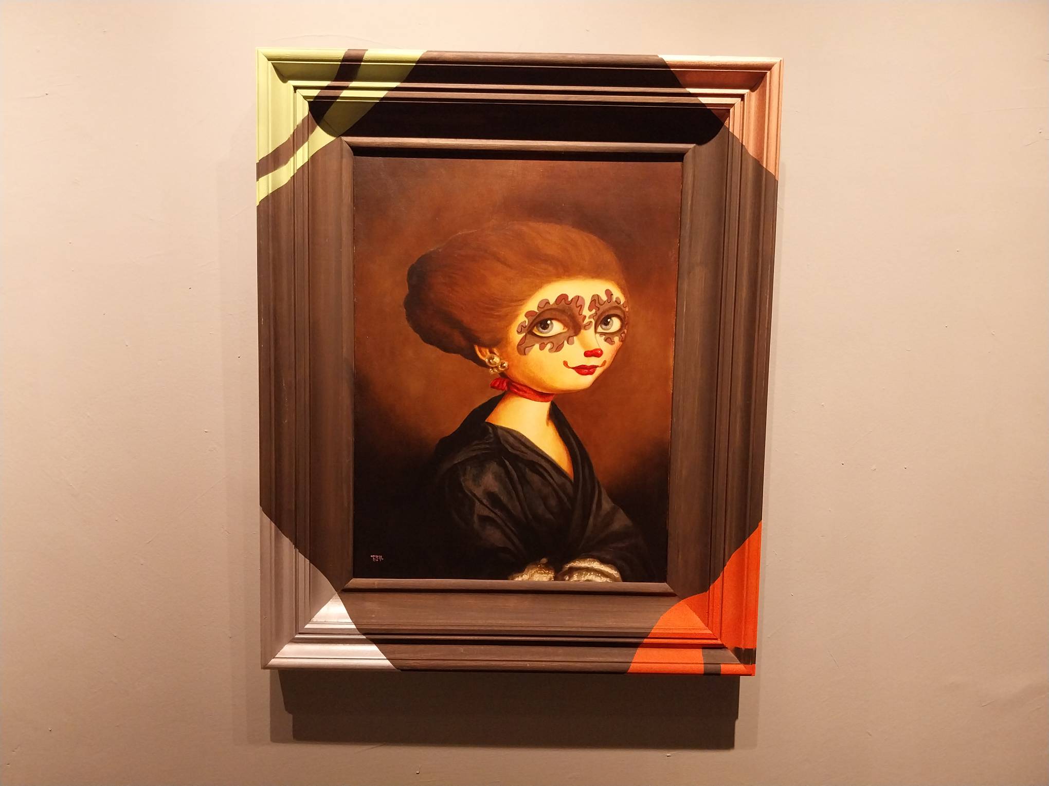 An early portrait by Luis Lorenzana.