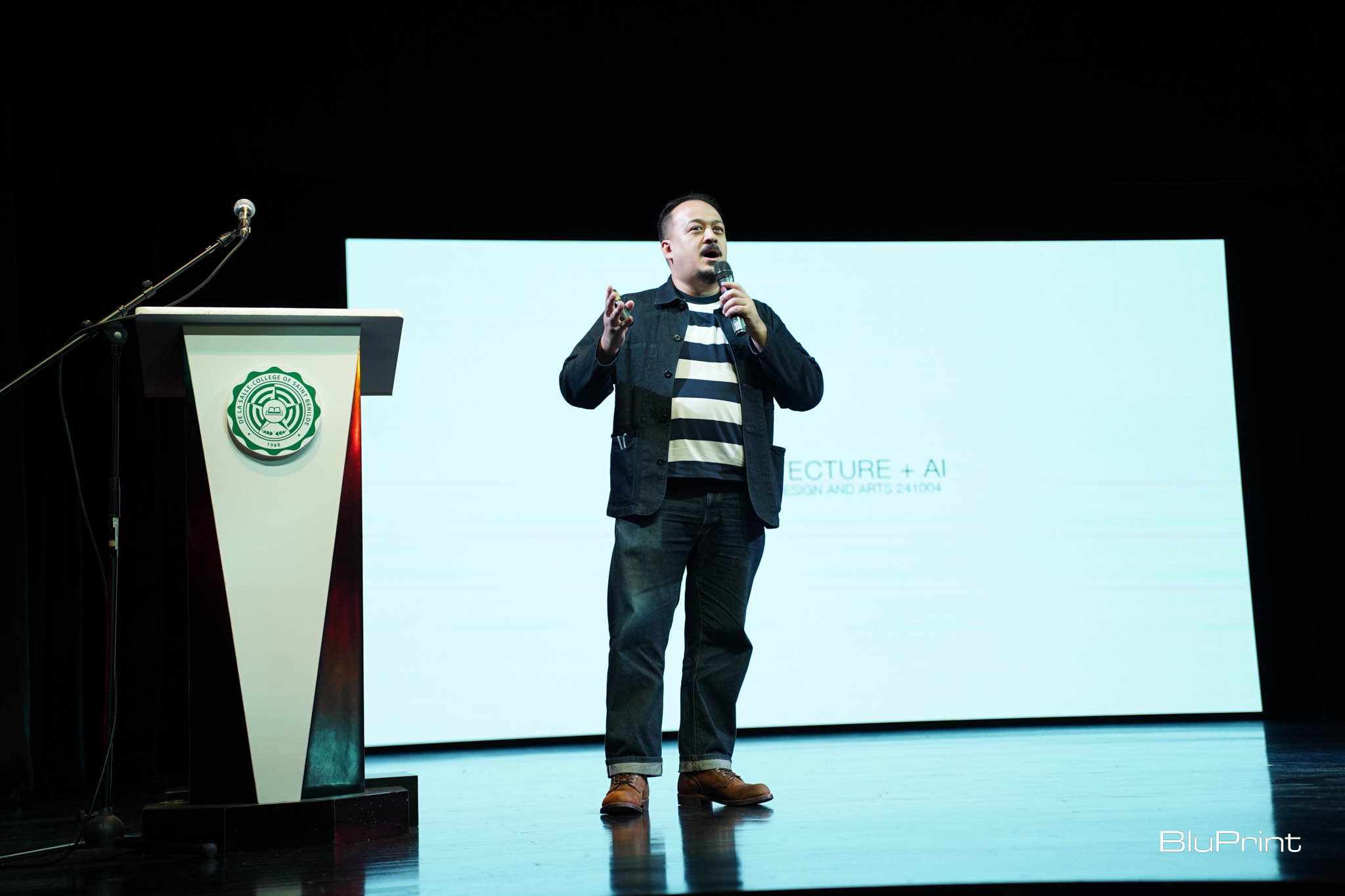 Sudarshan Khadka Jr. discussing AI in architecture for Ask the Experts.